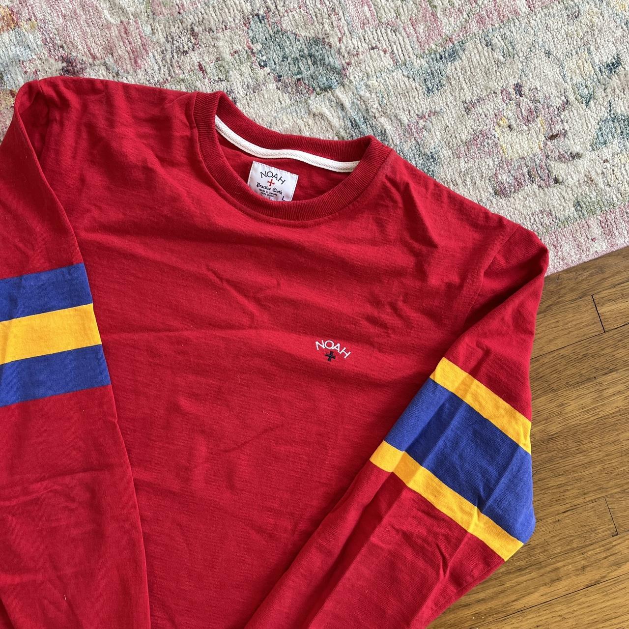 Noah Men's Red and Blue Polo-shirts | Depop