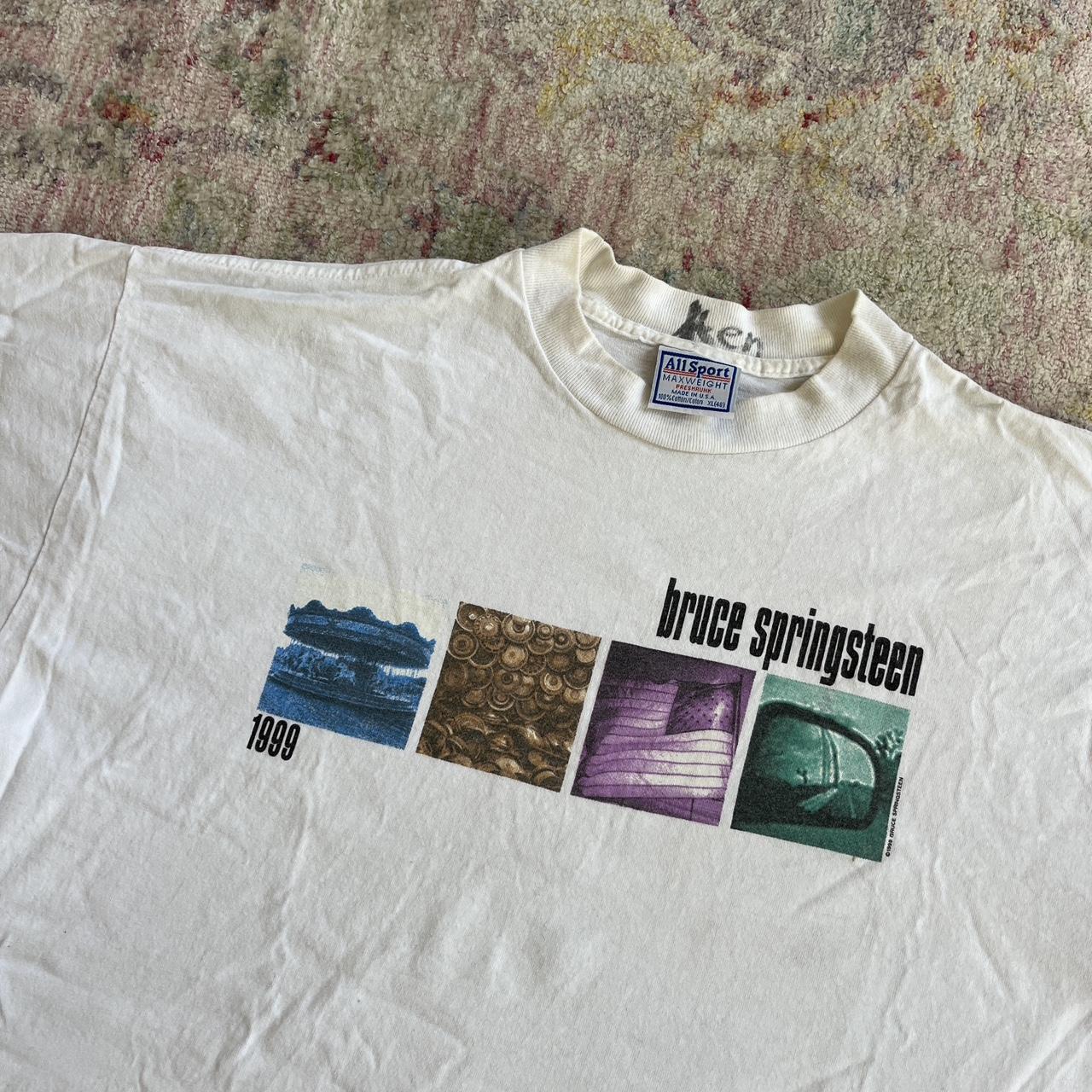 Bruce Springsteen 1999 tour t-shirt - white and...