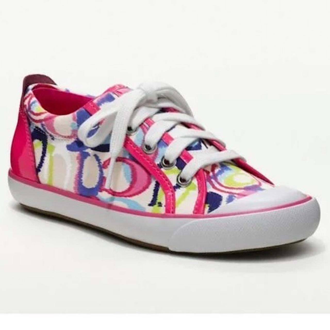 Coach Barrett Poppy Ikat Spelled Depop