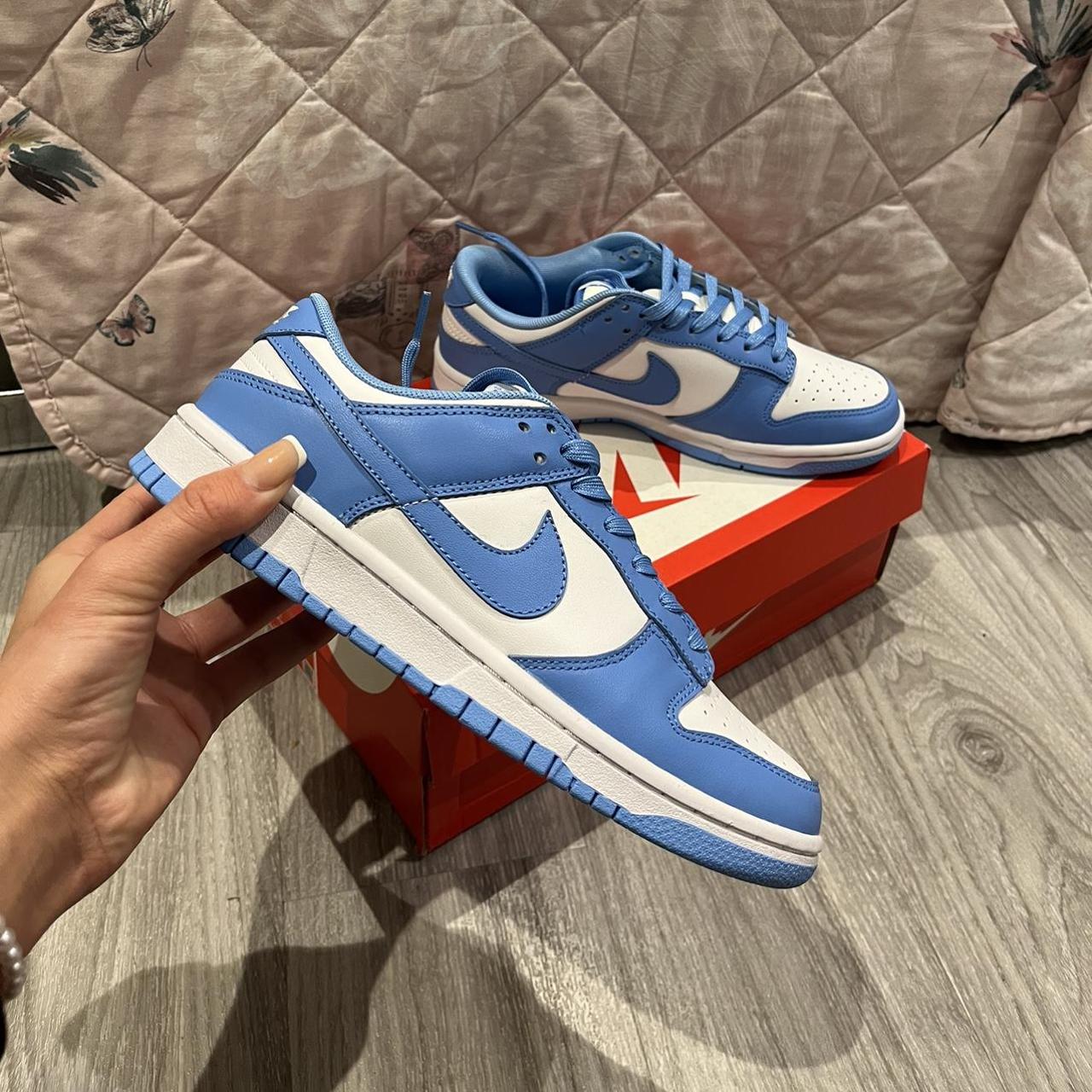 blue nike set womens