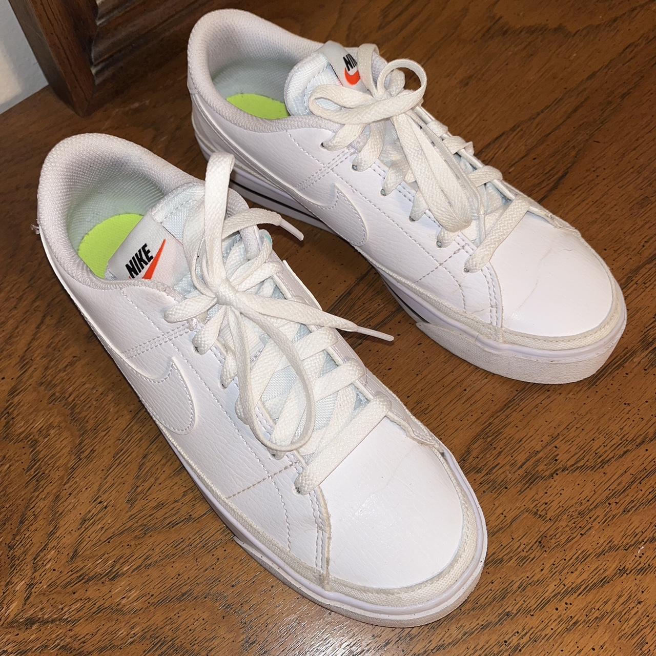 triple white nikes