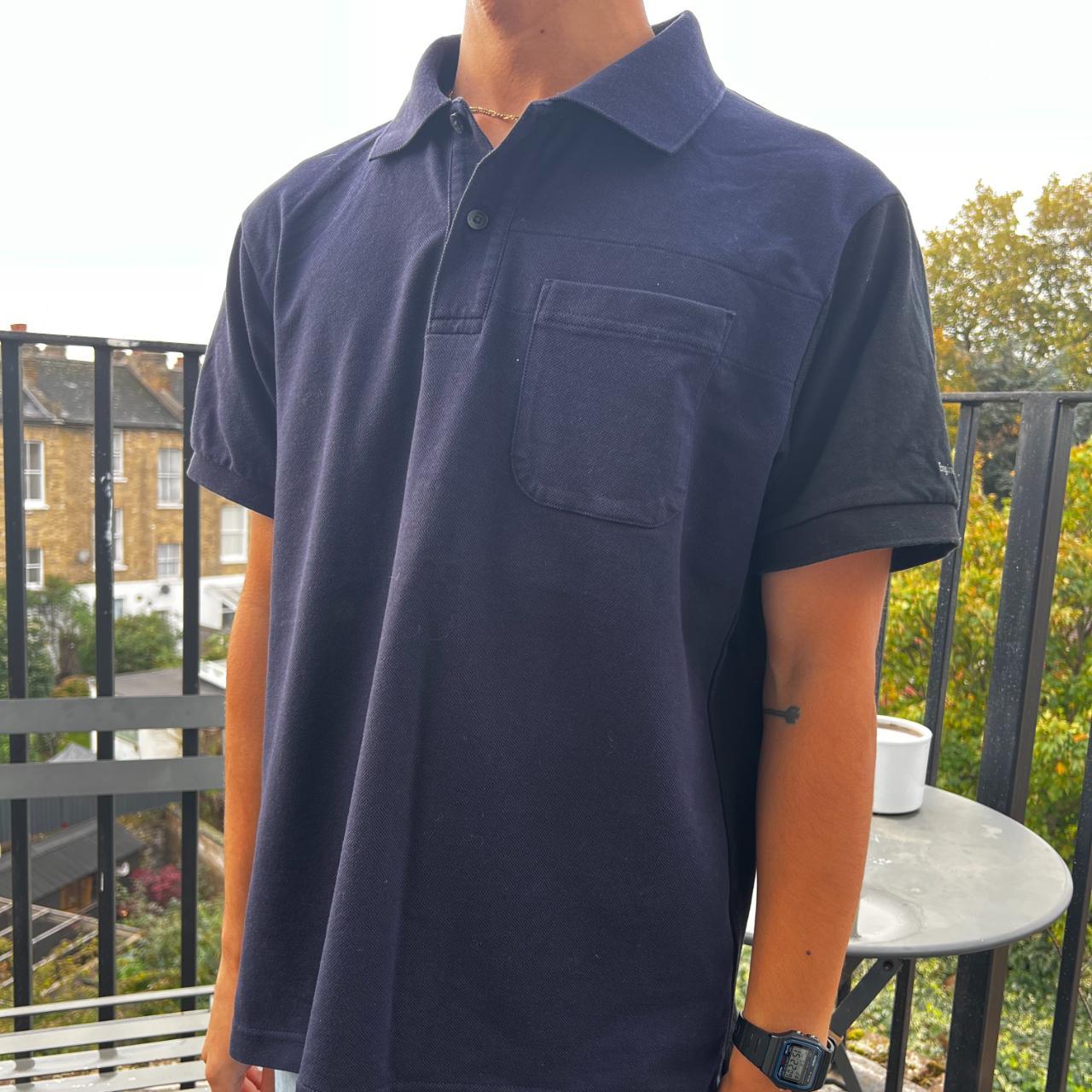 UNIQLO x Engineered Garments Polo Shirt 🫐 Two-tone | Depop