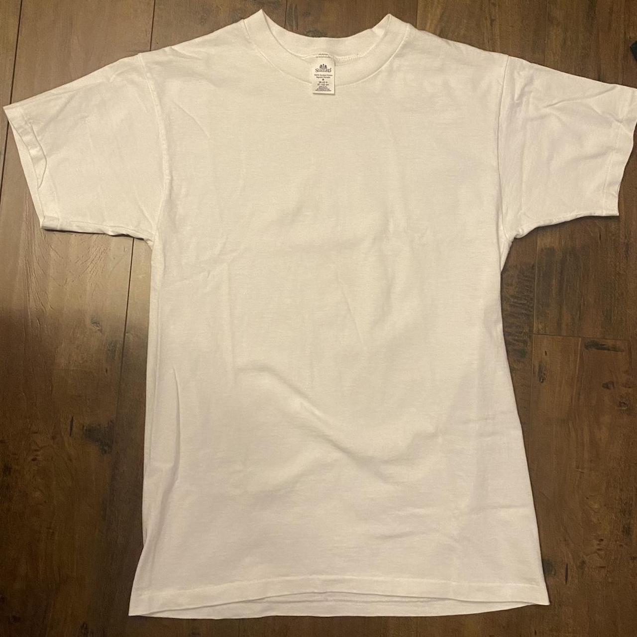 2-pack of vintage blank white tees Like new... - Depop