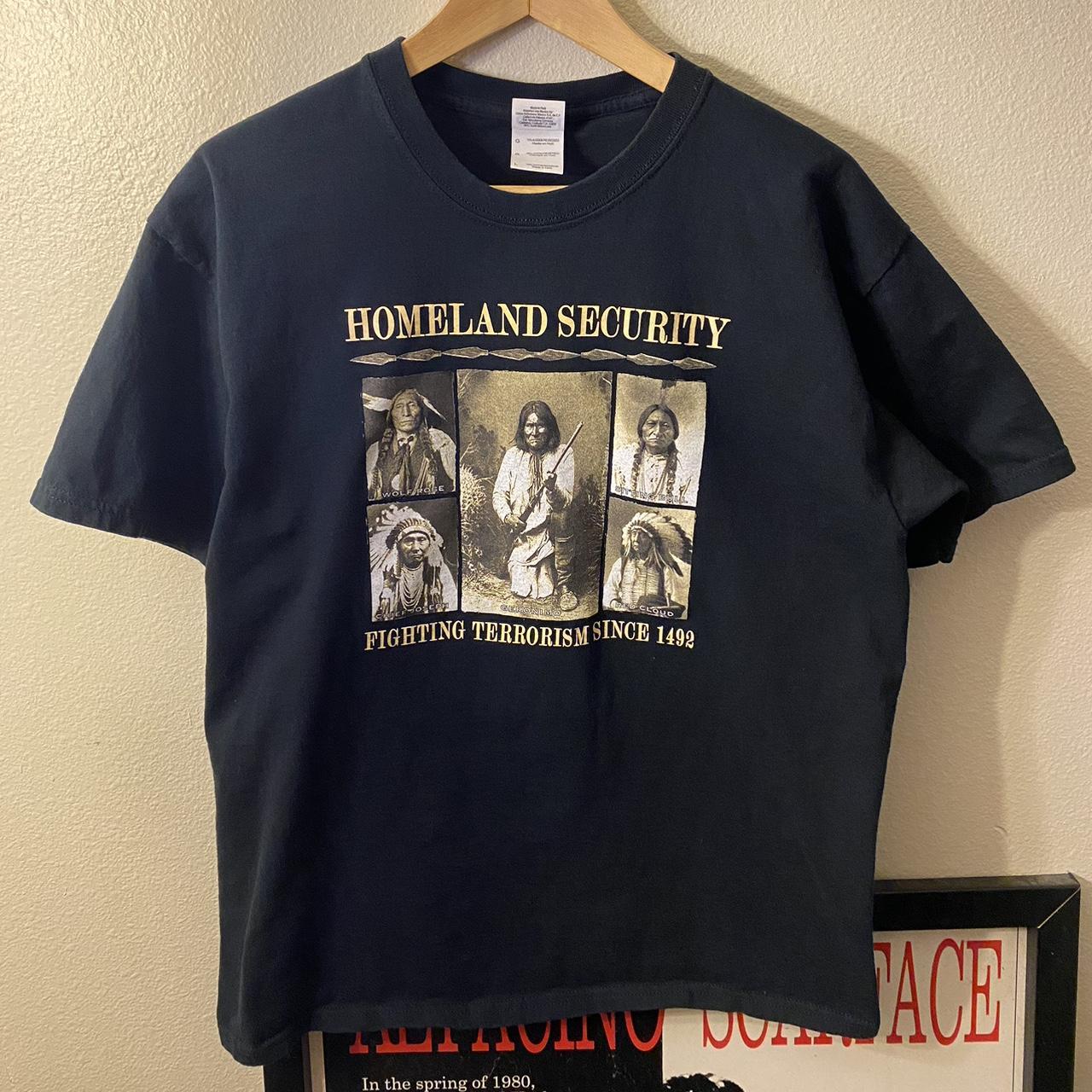 Vintage 00s Homeland Security “Fighting Terrorism… - Depop