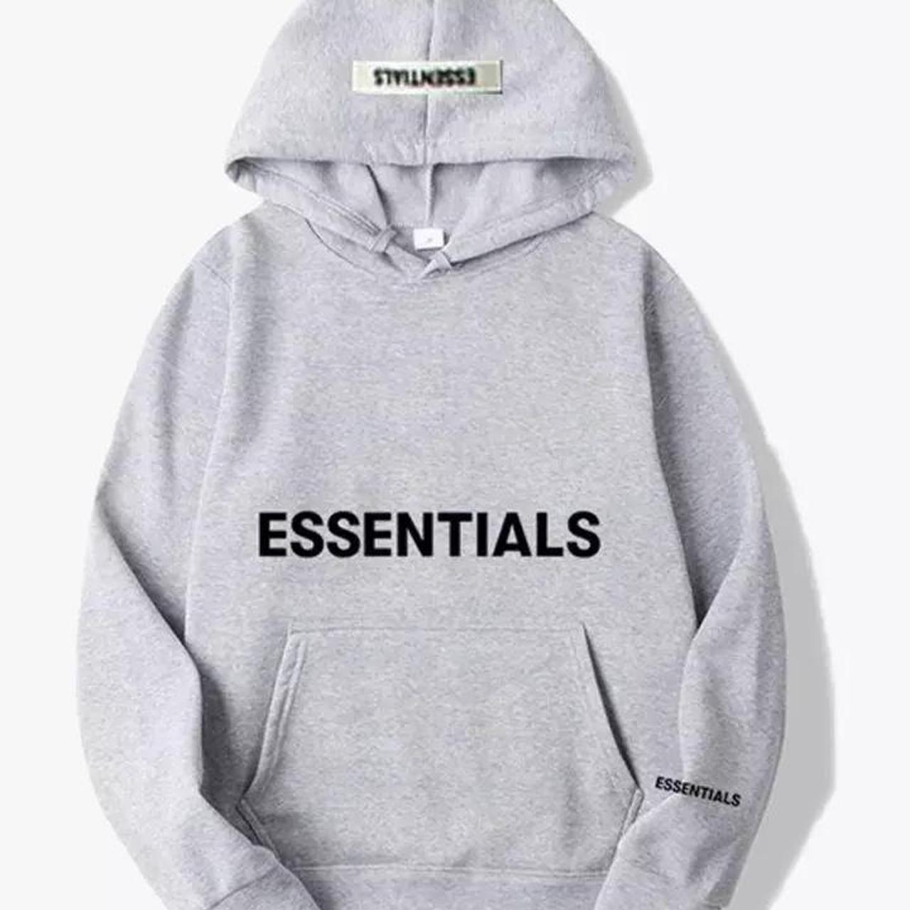 Medium Essentials hoodie Good find Great condition - Depop