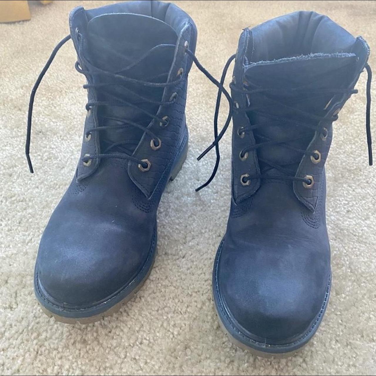 navy timberland boots womens