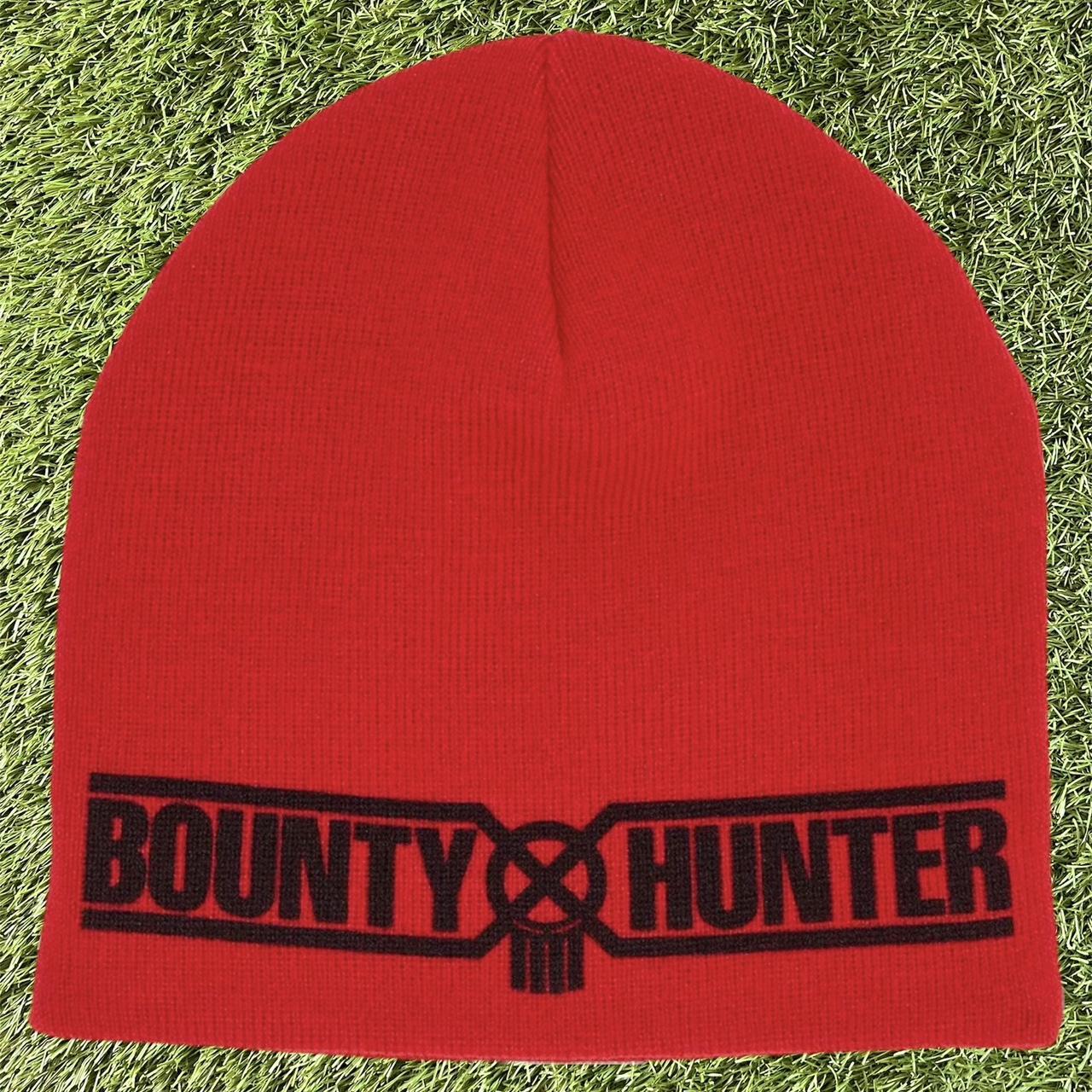 Supreme X Bounty Hunter Cuffless Beanie Red... - Depop