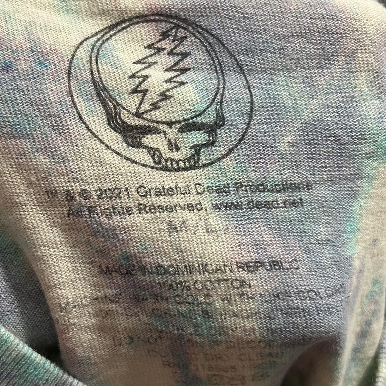Grateful Dead Reduce Reuse Recycle Cropped Tee Size... - Depop
