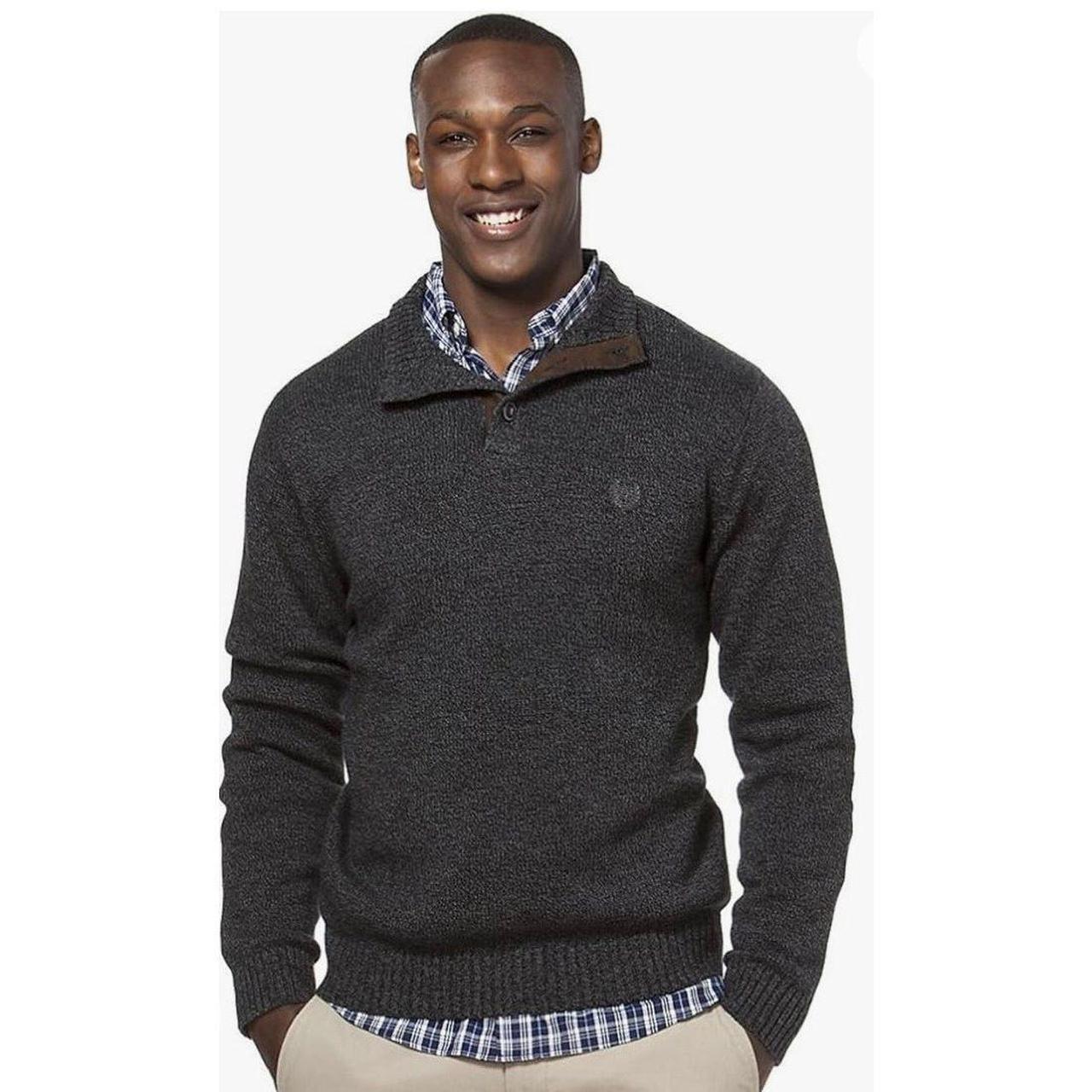 Chaps mock neck clearance sweater