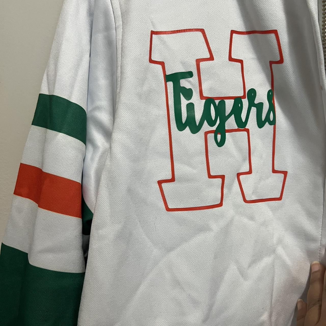 white philadelphia eagles sweatshirt worn once just - Depop