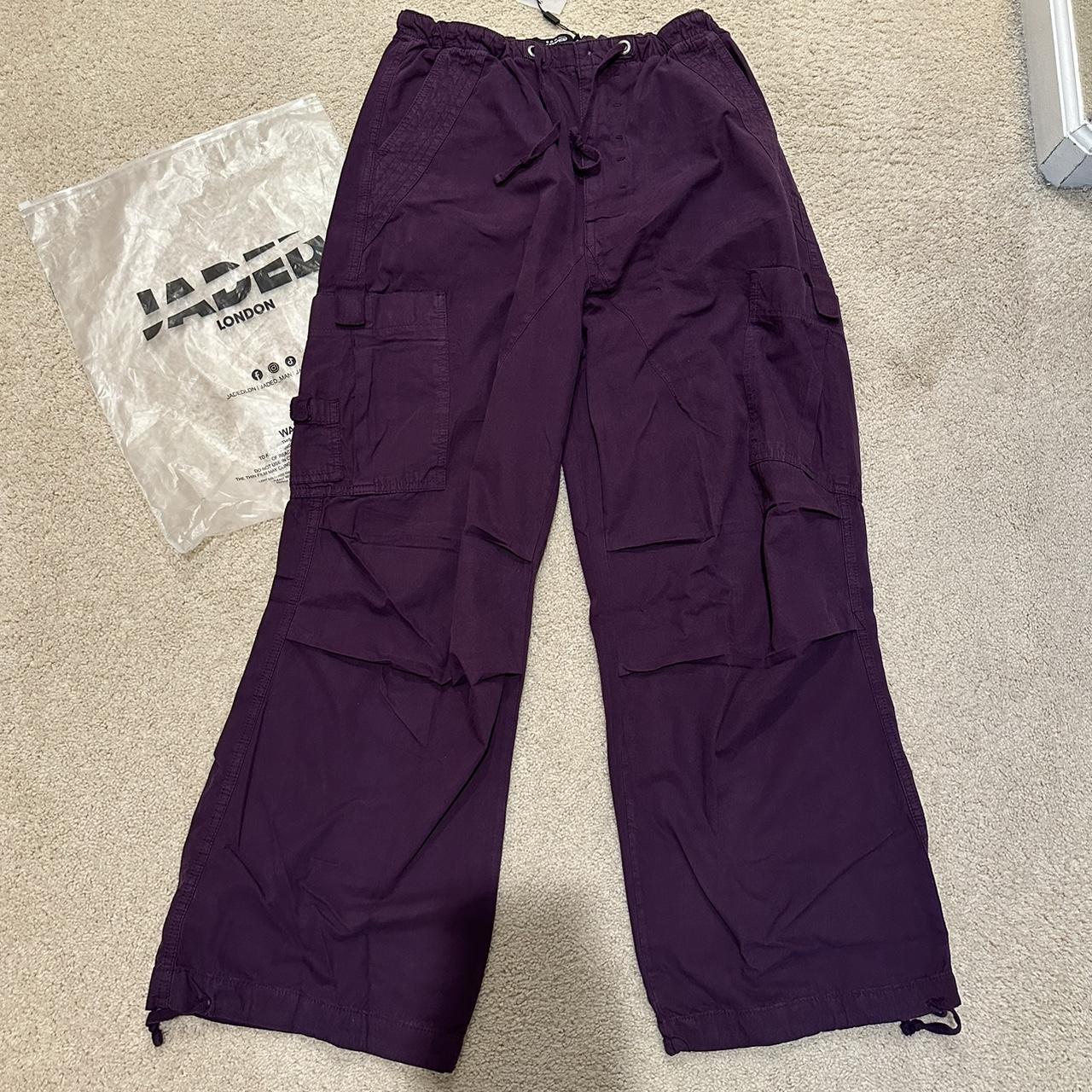 Jaded London Men's Purple Trousers | Depop
