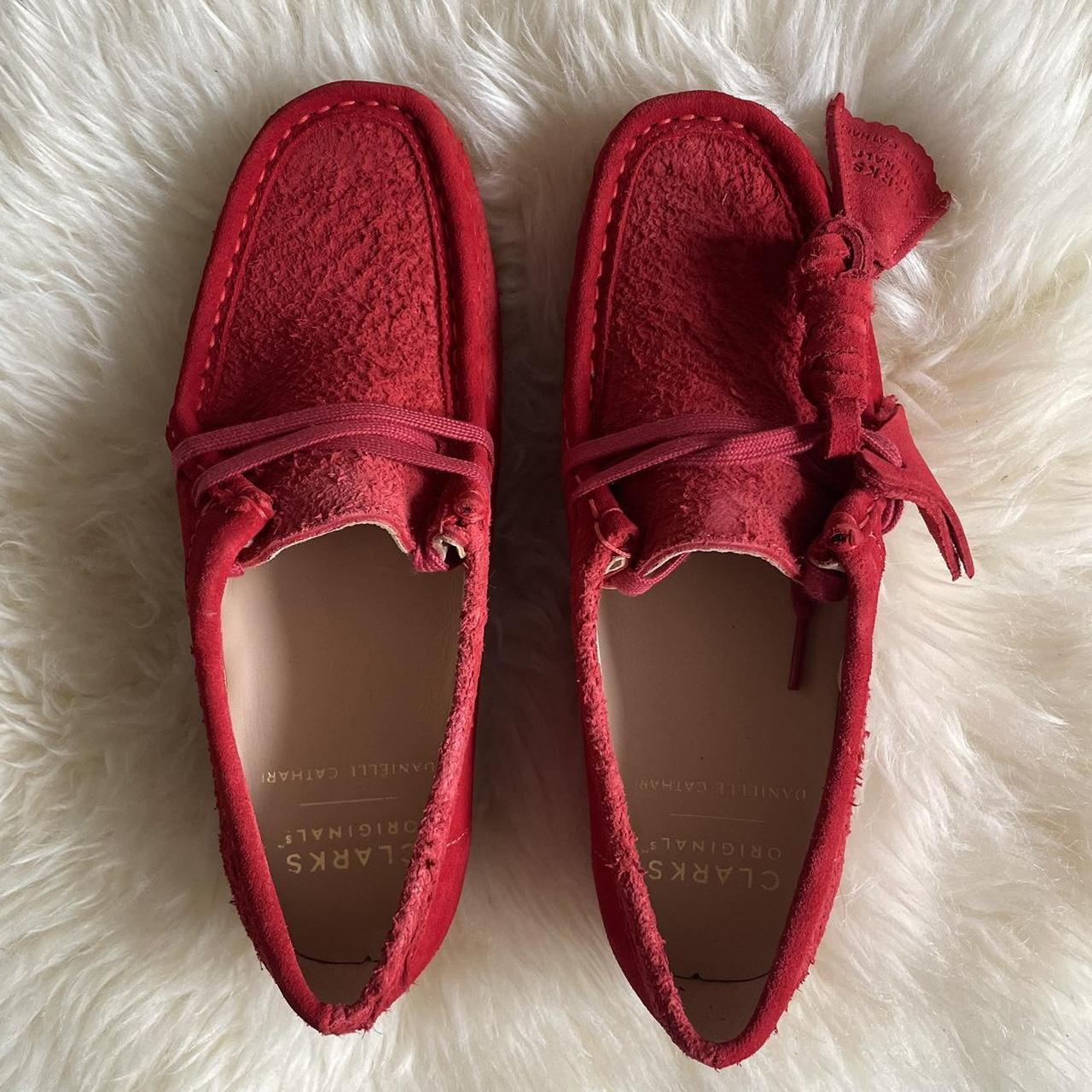 Pink Danielle Cathari x Clarks Originals Wallabee. | Depop