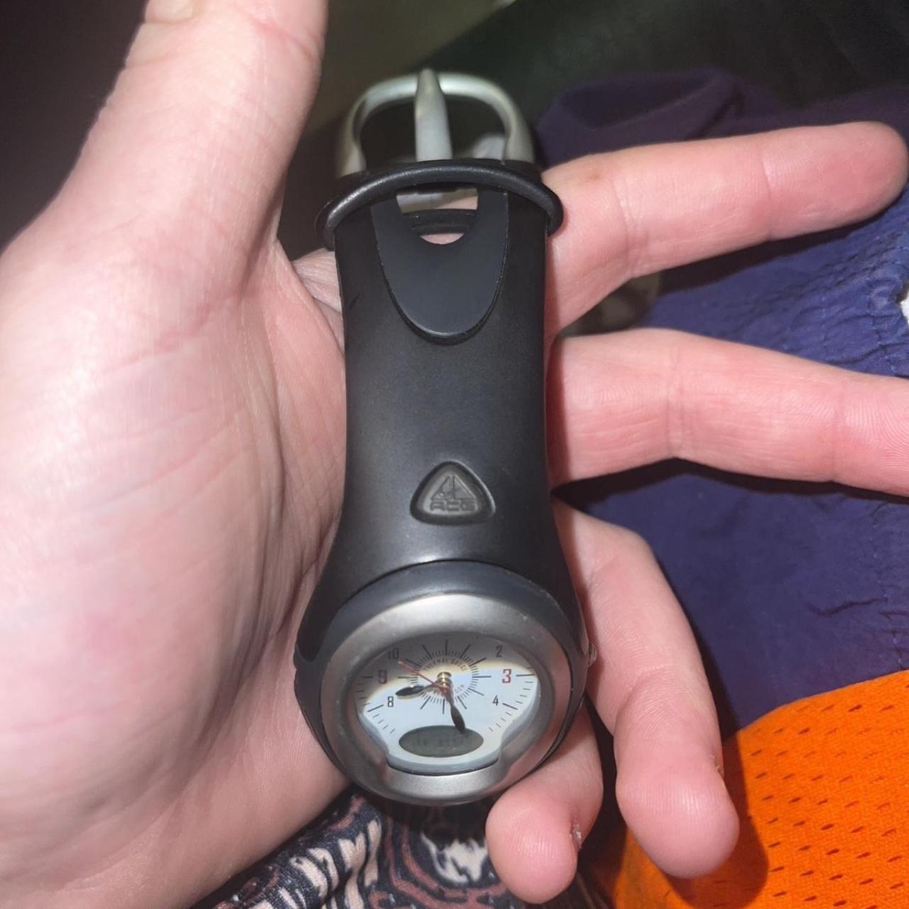 Vintage Nike ACG Watch Black & Silver Good | Depop