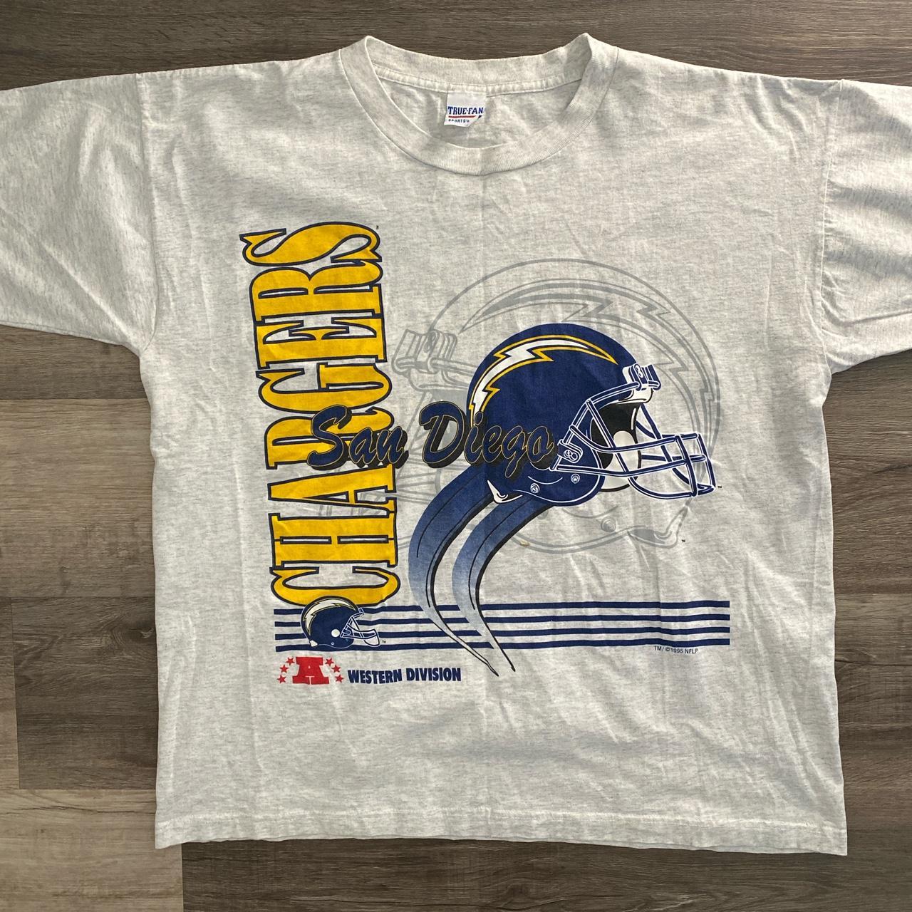 Chargers, Shirts, San Diego Chargers Vintage Tshirt Gray