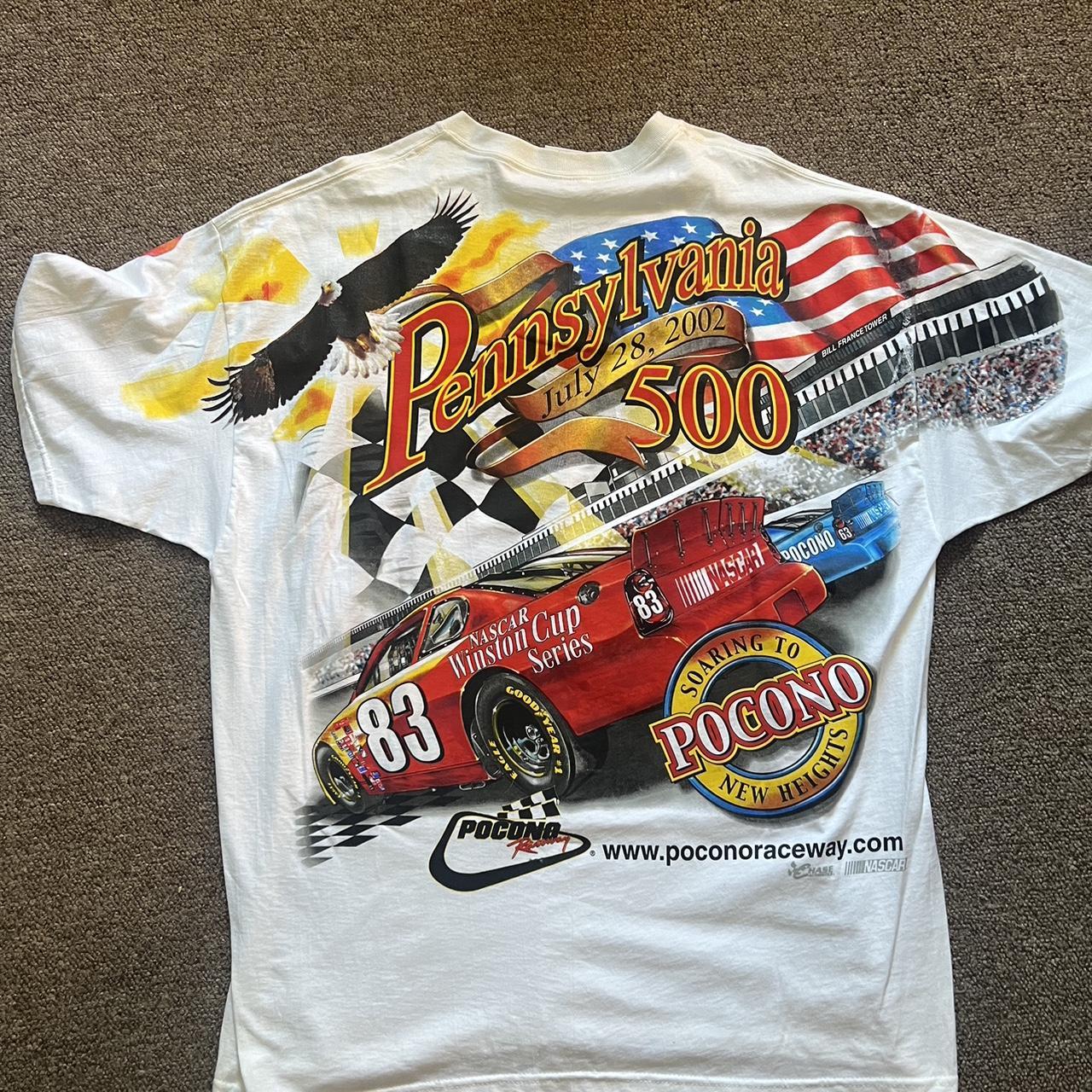 2002 Poconos Nascar Shirt -size Xl -chase Authentic - Depop