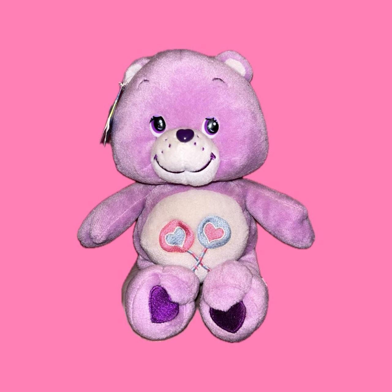 Y2k NWT 2002 Share Bear Care Bears plush💜💕 💜NWT, | Depop