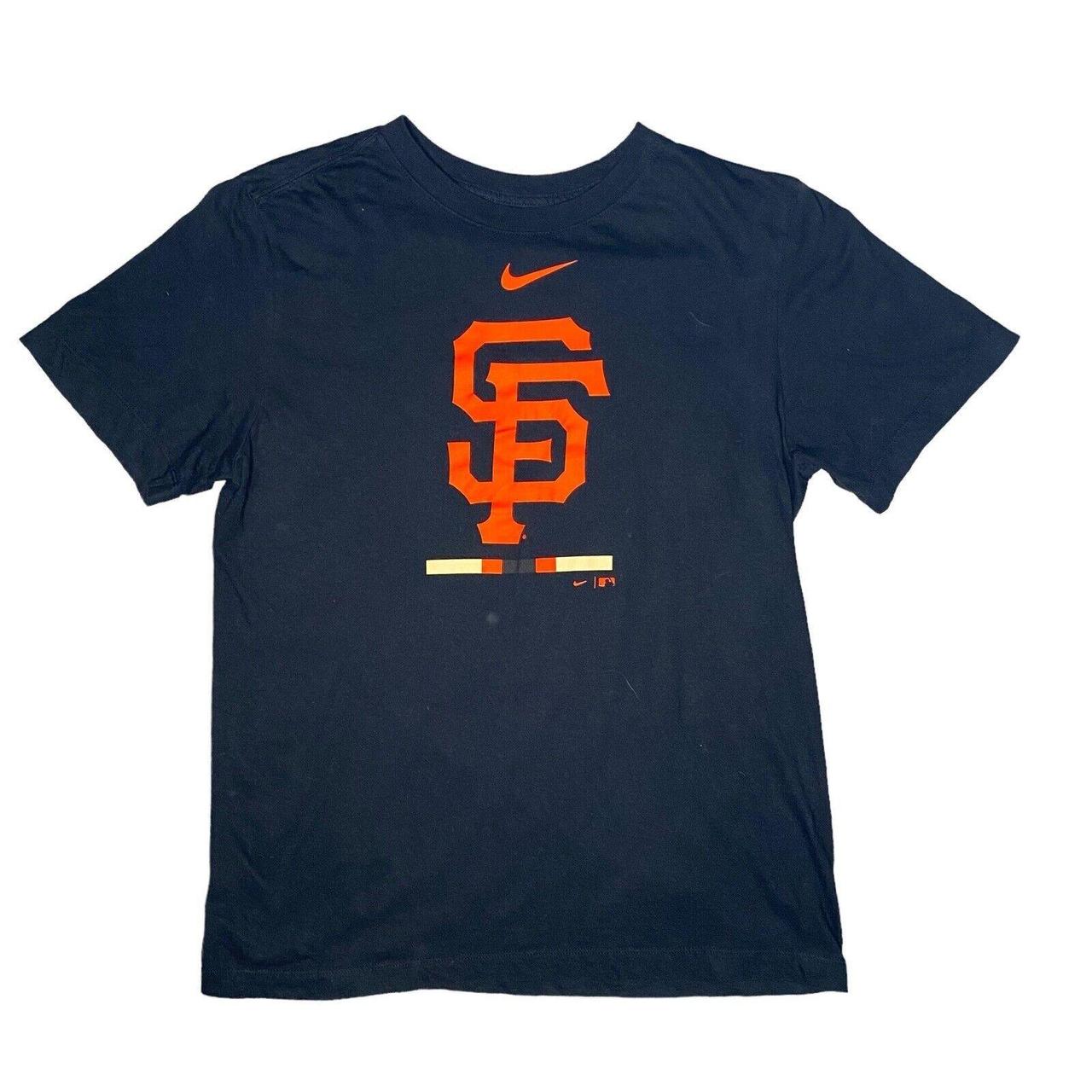 Nike San Francisco Black Shirt Men SF Center Logo... Depop