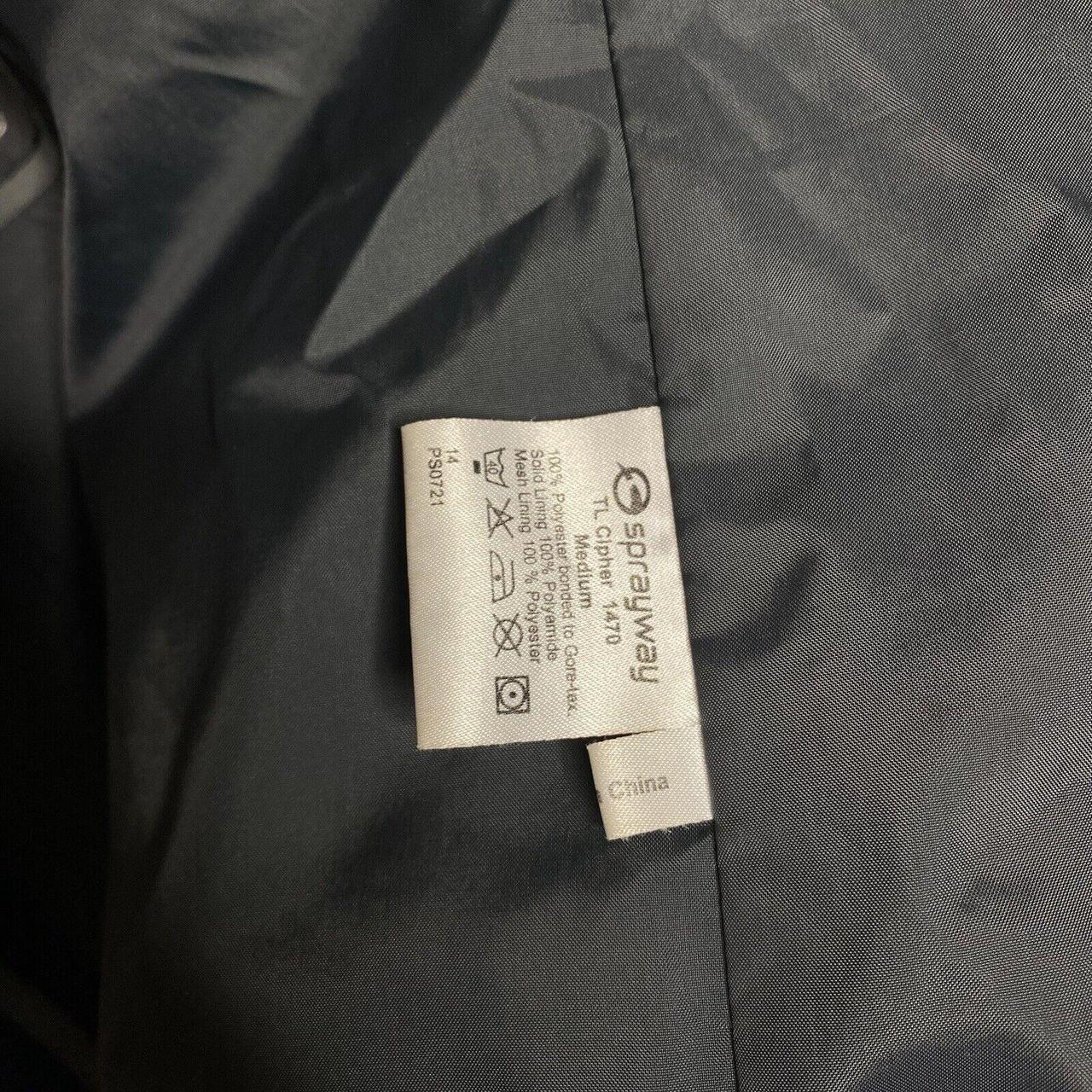 Sprayway Goretex Jacket Cipher 1470 Medium Blue Full... - Depop