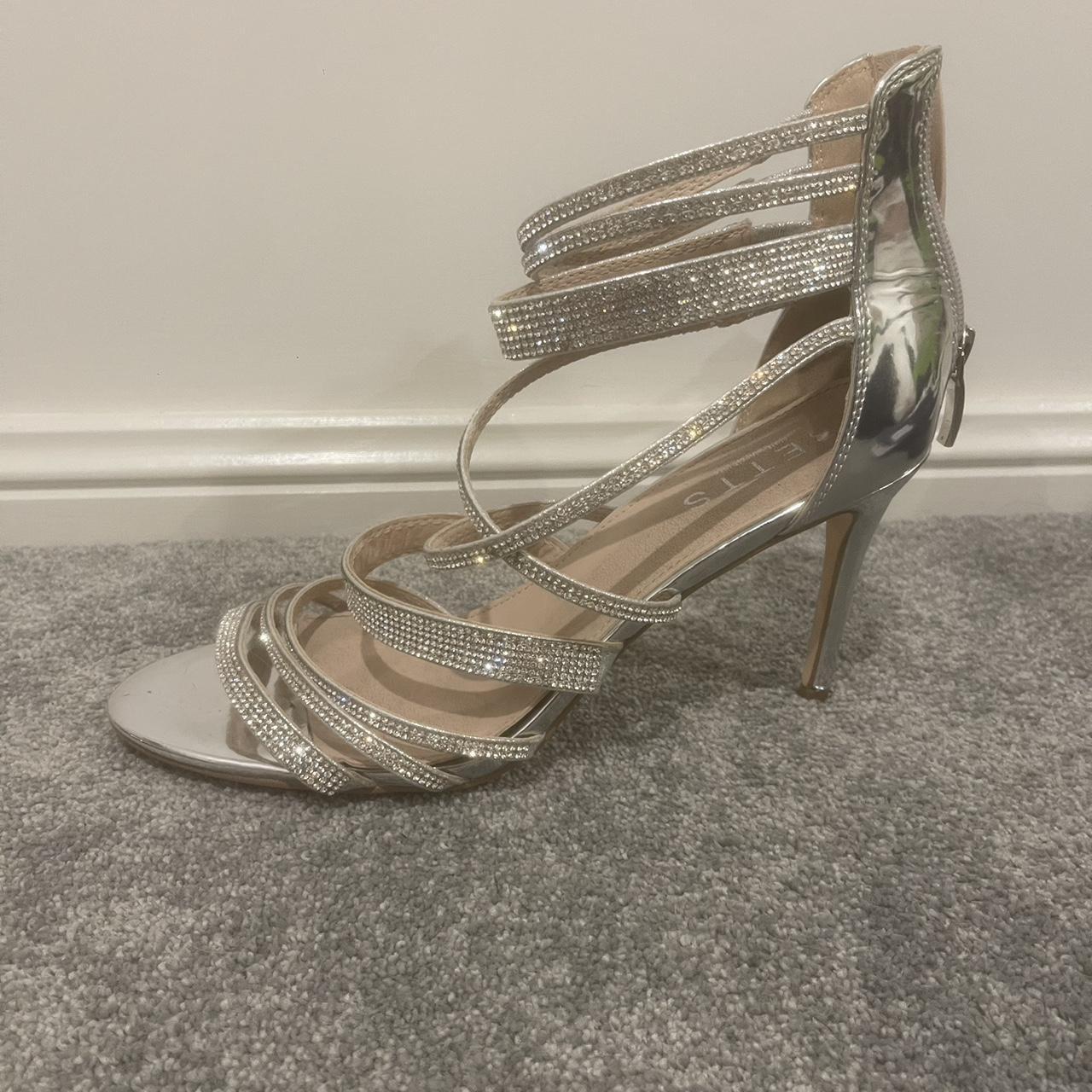 betts silver heels
