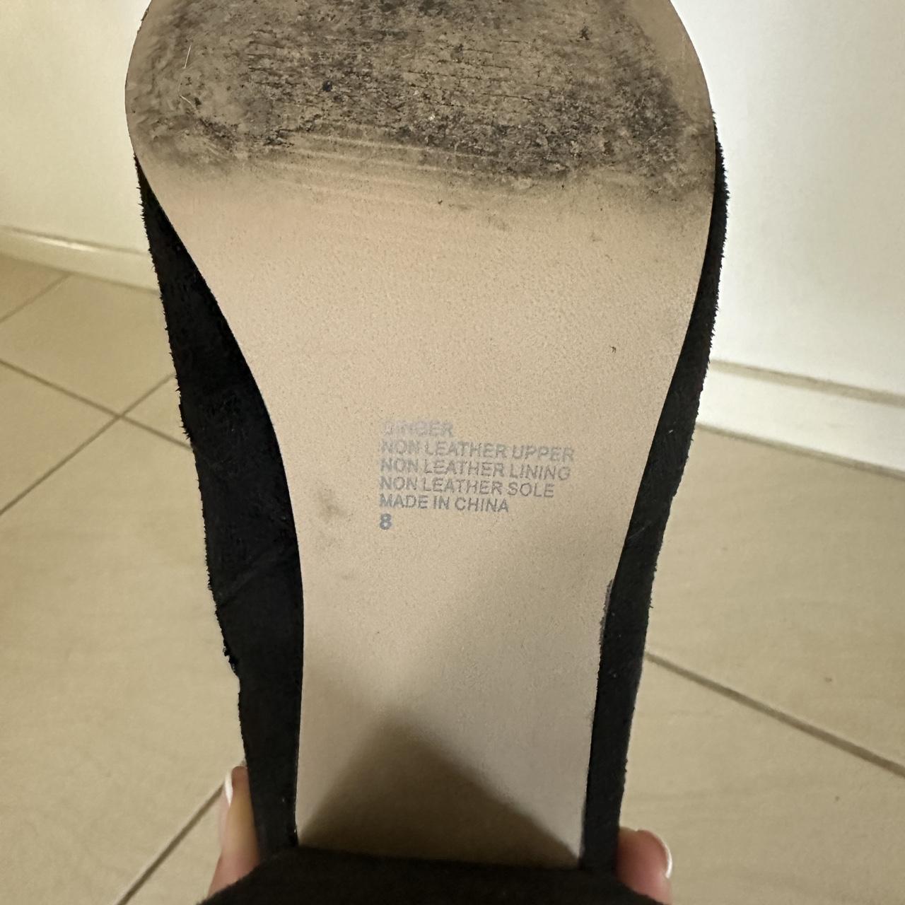 Betts black suede sock boots Worn twice, block... Depop