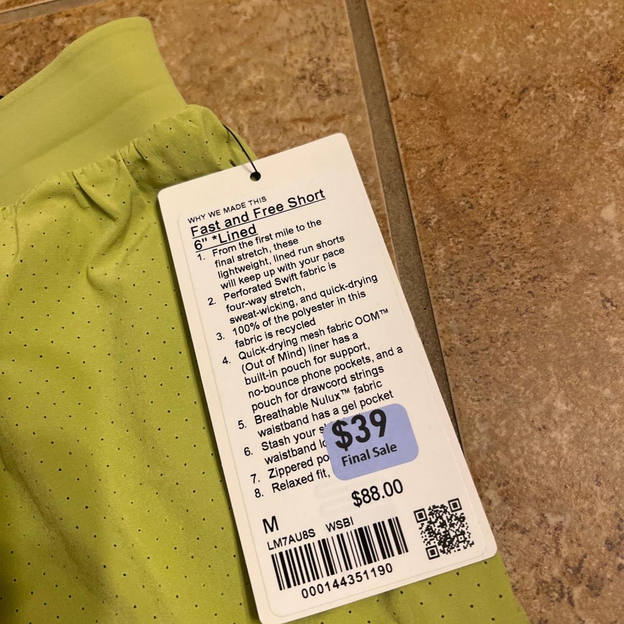 Lululemon Men's Green Shorts Depop