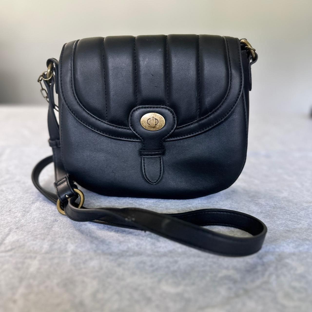 Thread Black Crossbody Bag