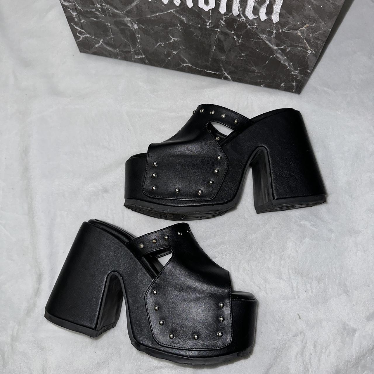 Demonia Women's Black Sandals (2)