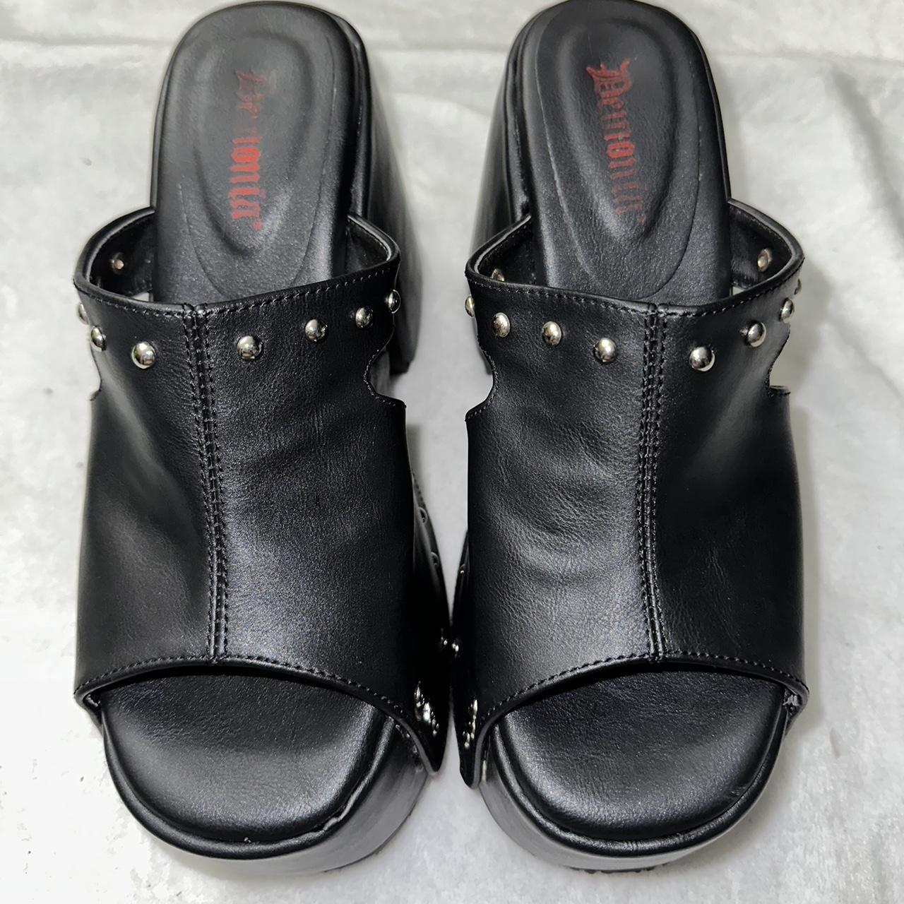 Demonia Women's Black Sandals (3)