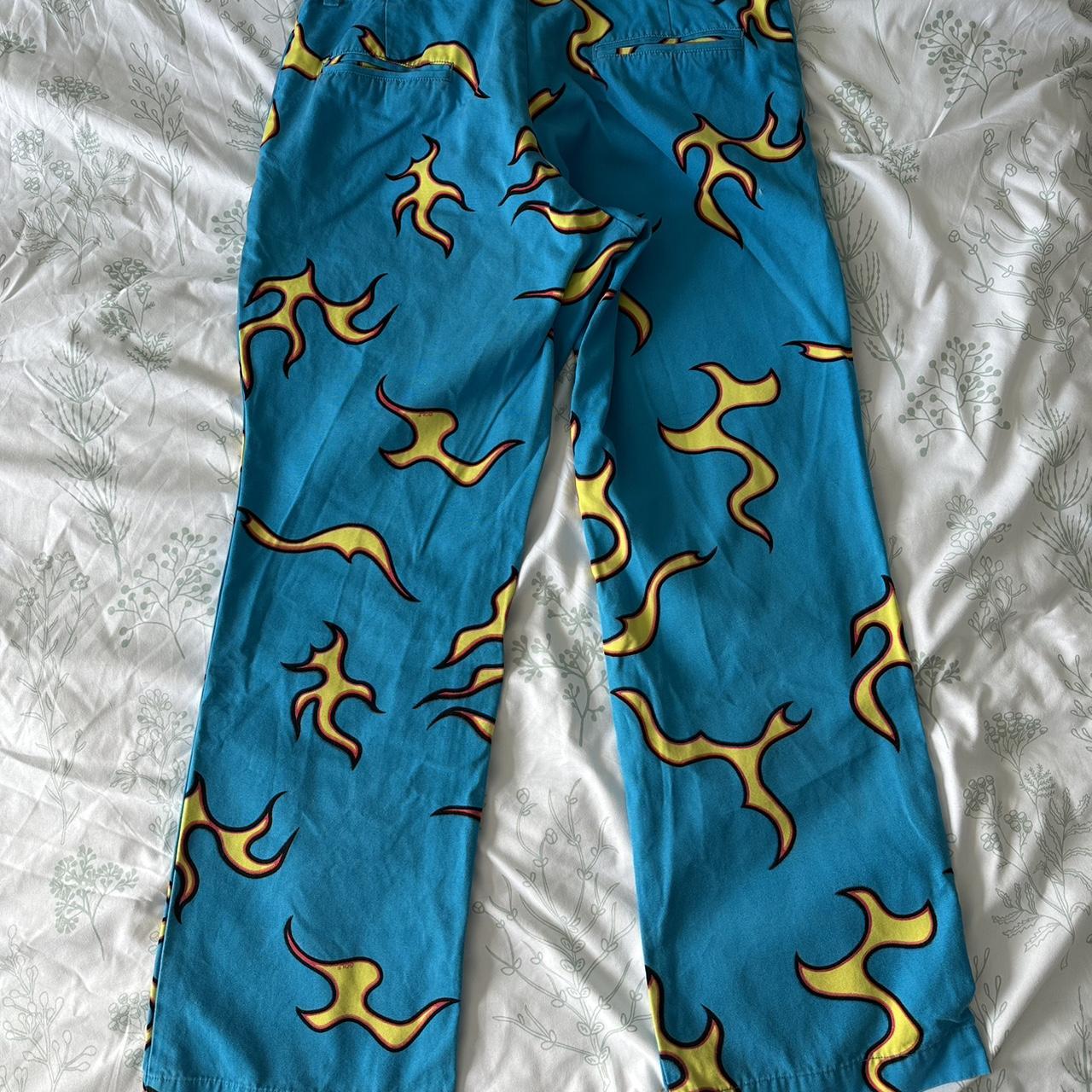 GOLF WANG ライトブルーチノパン 毎日発送! ゴルフウェア メンズ 春夏 ゴルフパンツ ストレッチ 大きい