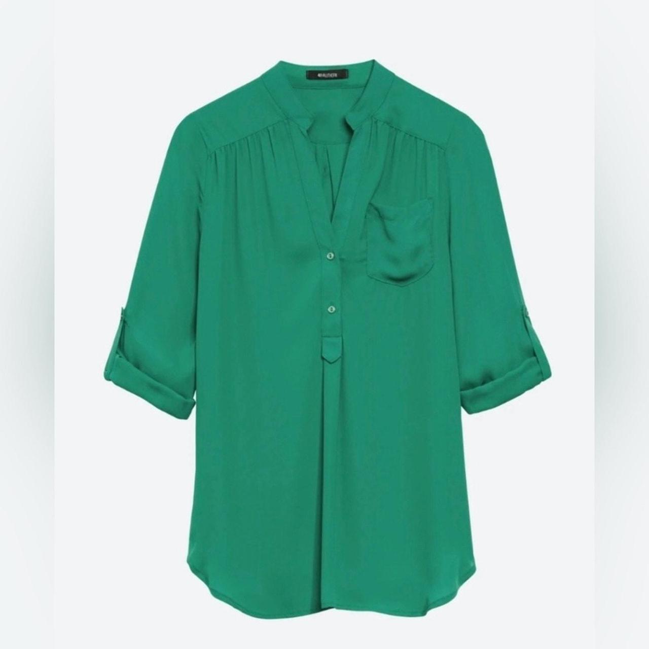 Source Unknown Women's Blouse - Green - M – • Fro… - image 1