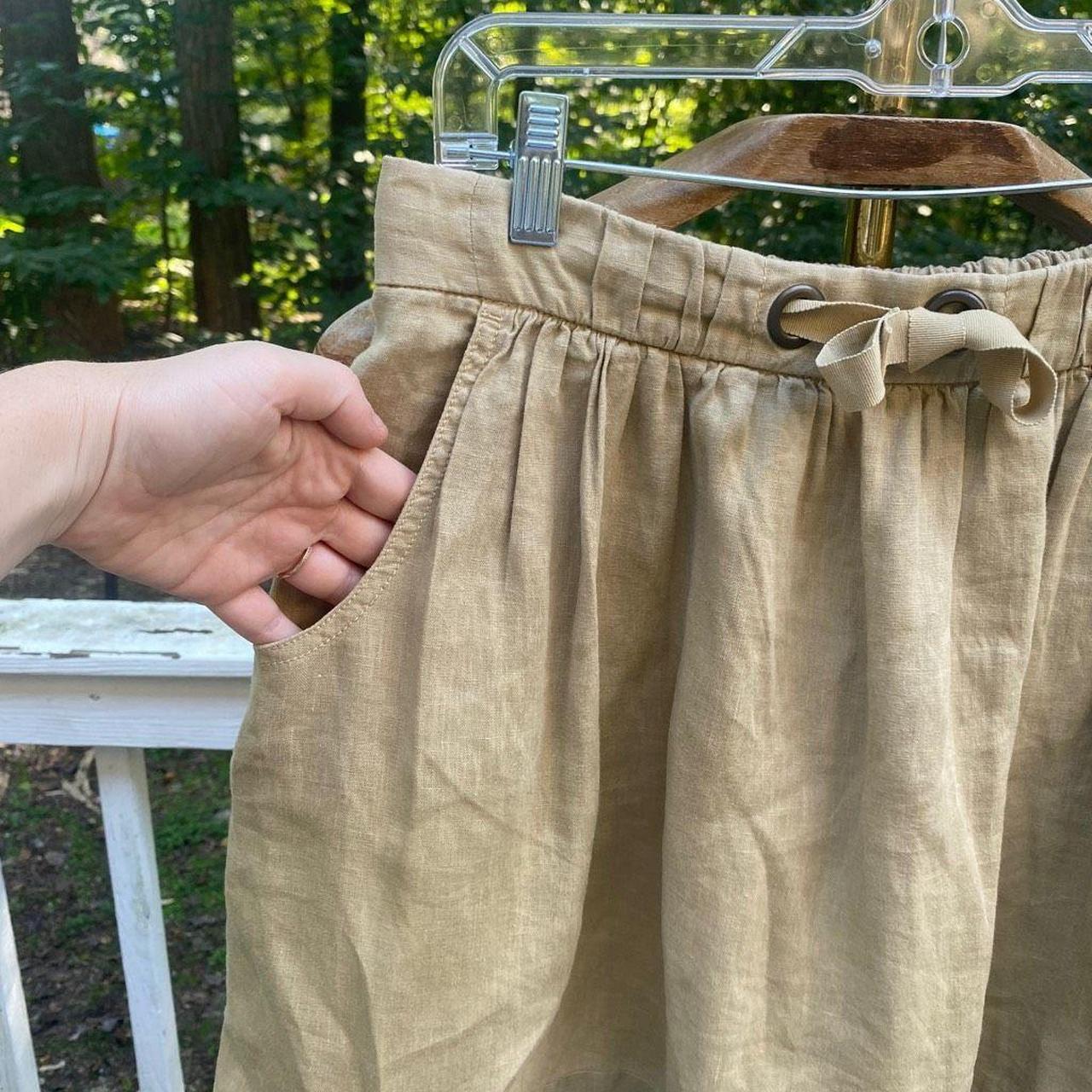 J crew hotsell tan skirt