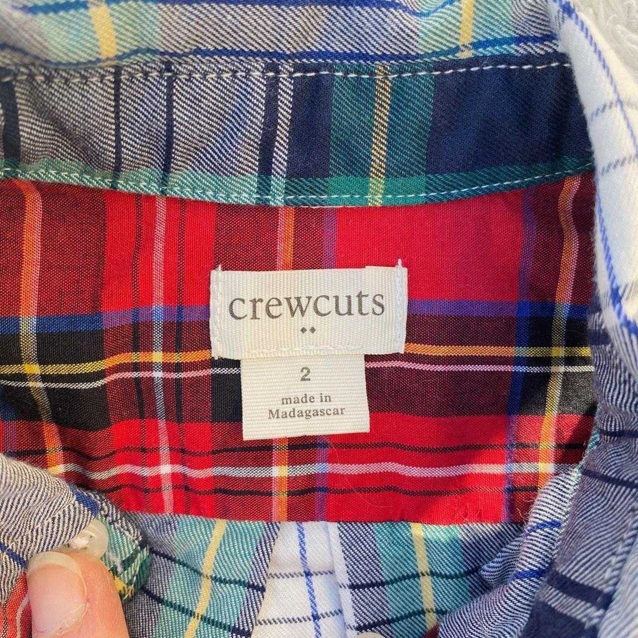 crewcuts by J.Crew Boys' Plaid Shirt, Red Tartan, 2 years