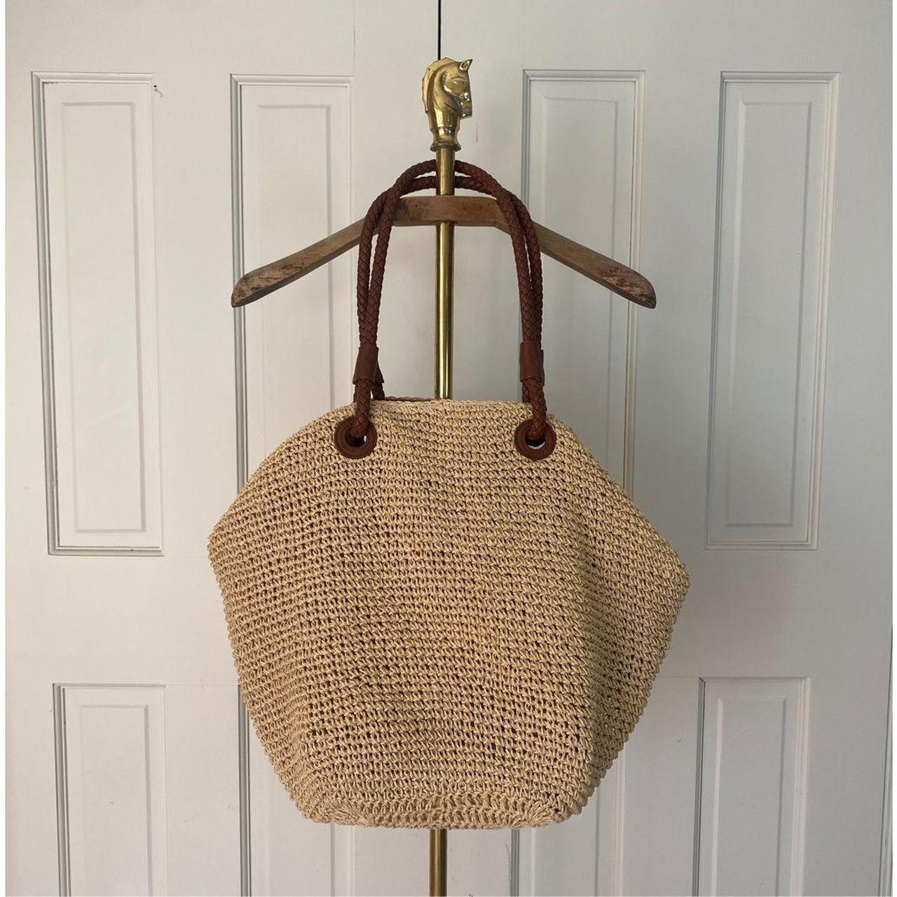 Talbots hot sale straw bag