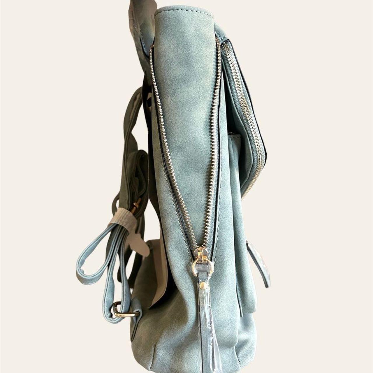 NEW selling VR NYC Target Denim Style Flap Backpack Purse Bag