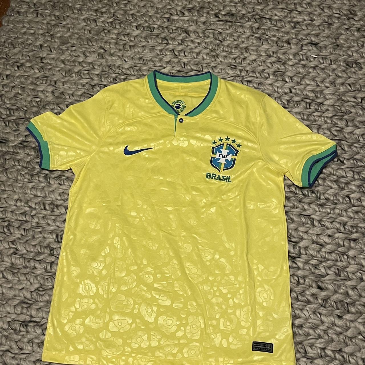 Brazil 🇧🇷 2022/23 home dri-fit jersey size medium. - Depop