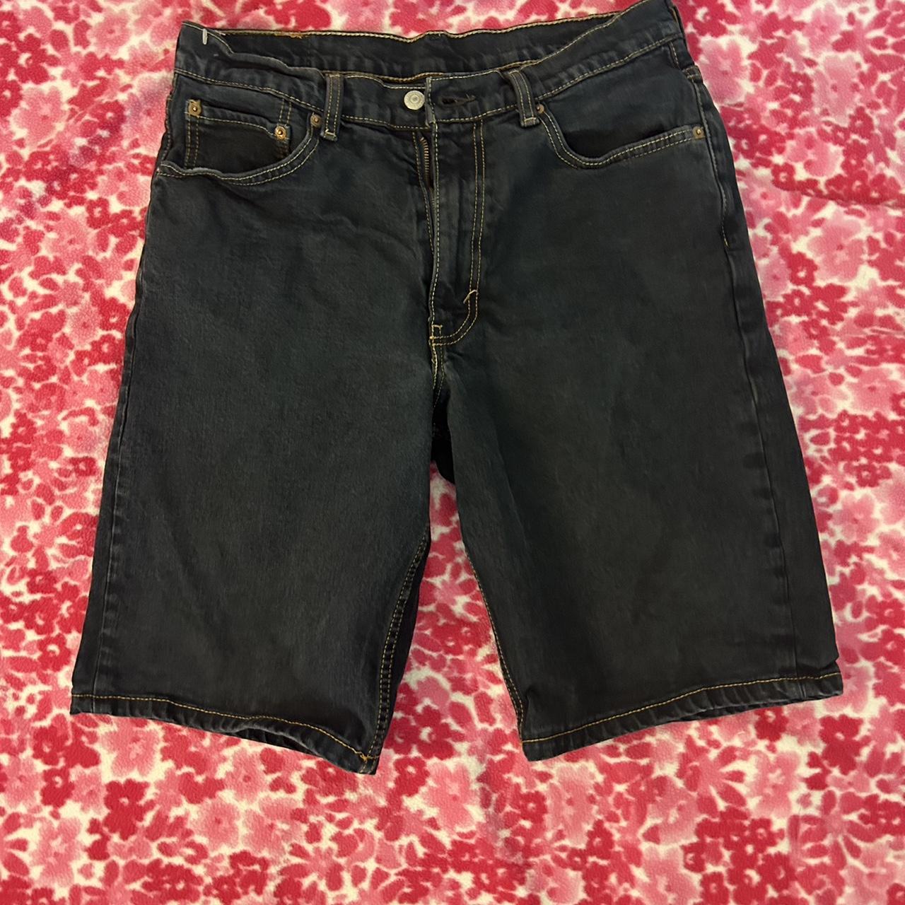 Levi’s 505 dark blue jorts Size: 32 - Depop