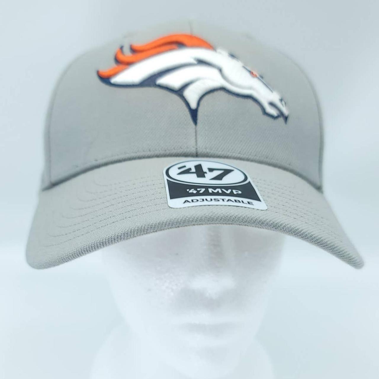 Denver Broncos 47 Brand Strapback Gray Adjustable - Depop