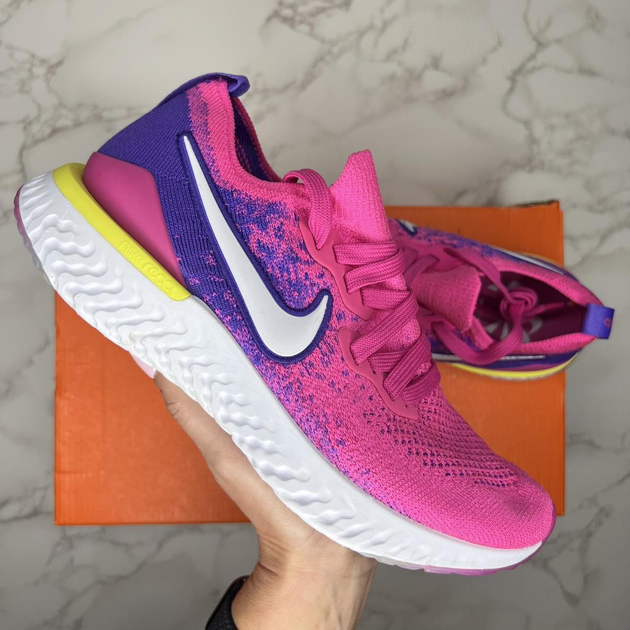 Womens Nike Epic React Flyknit 2 NEW with. Depop