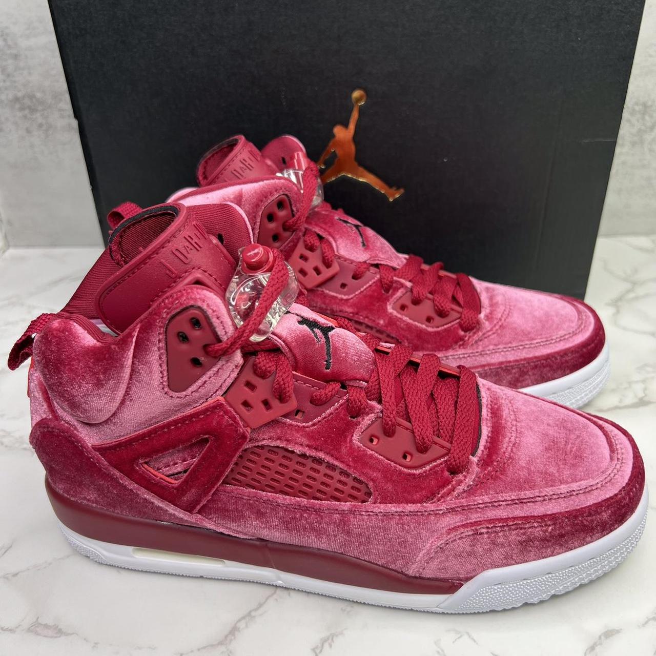 Nike Air Jordan outlets Spizike Velvet Noble Red Size 6Y