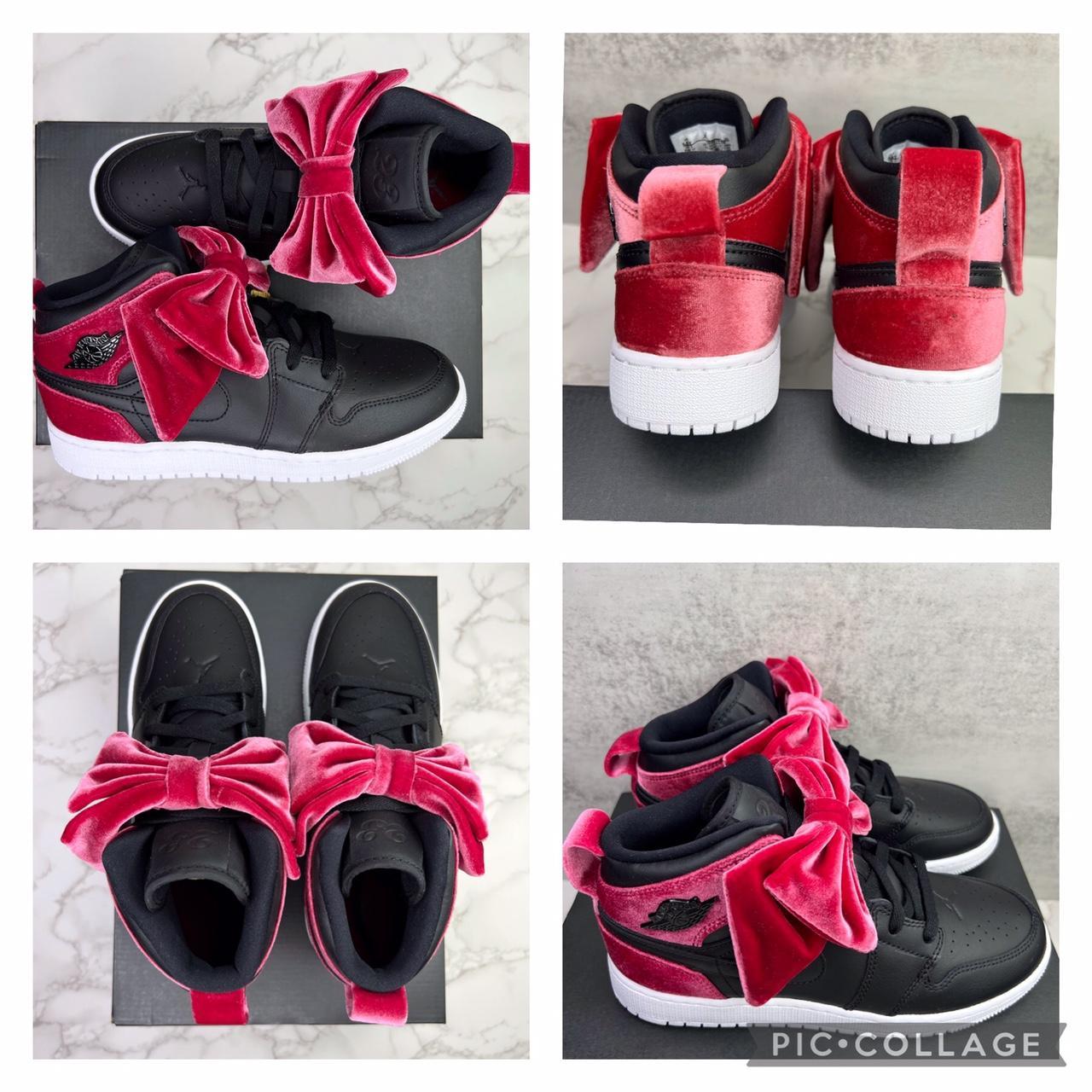 🎀 Nike Air Jordan 1 Mid Bow 🎀 📦 NEW with Box 💯 100