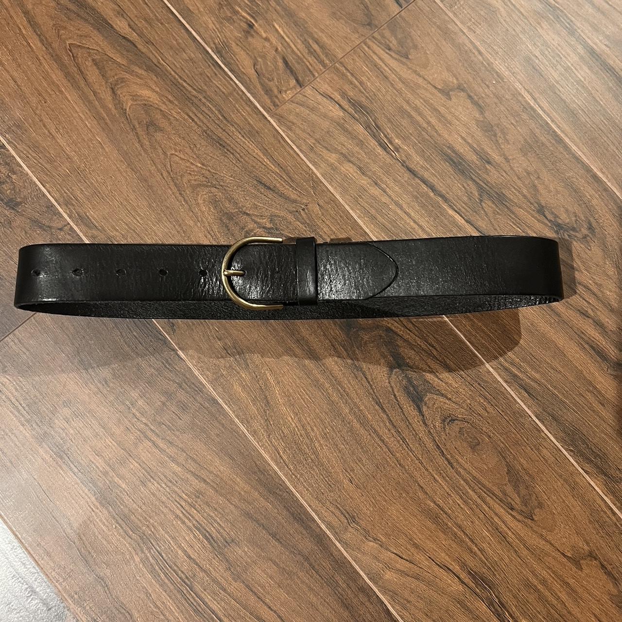 American Eagle Outfitters Women's Black Belt Depop