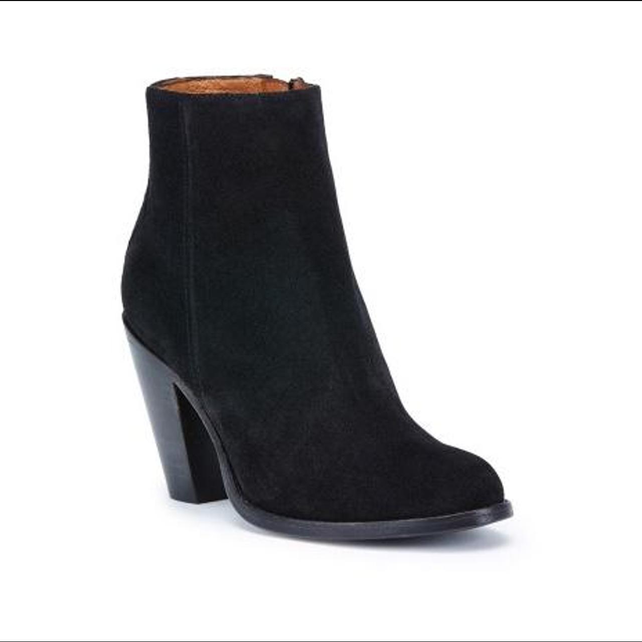 Frye black 2024 suede booties