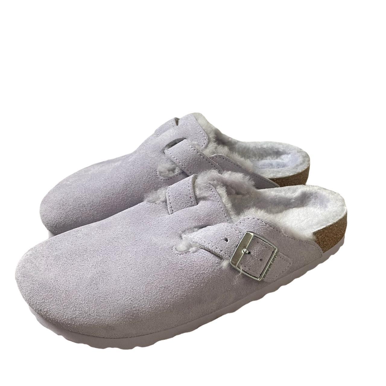 Birkenstock boston shearling online dove grey