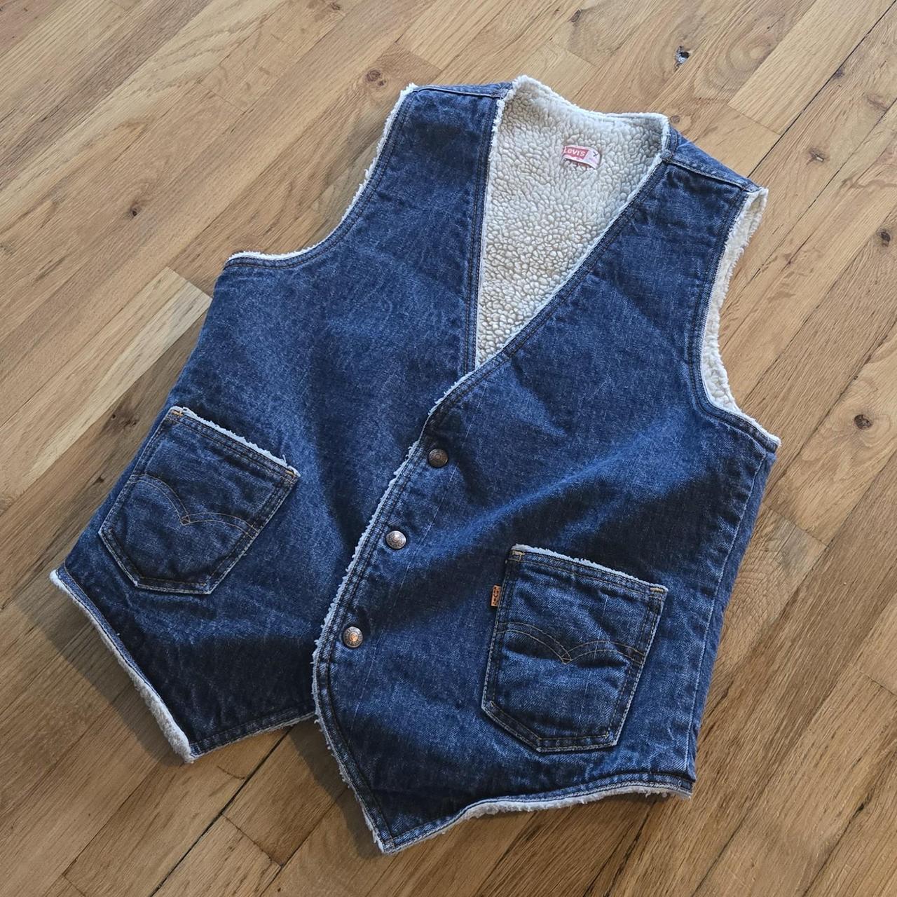 Levi's Women's Vest - Navy/Blue - M – Vintage 197… - image 1