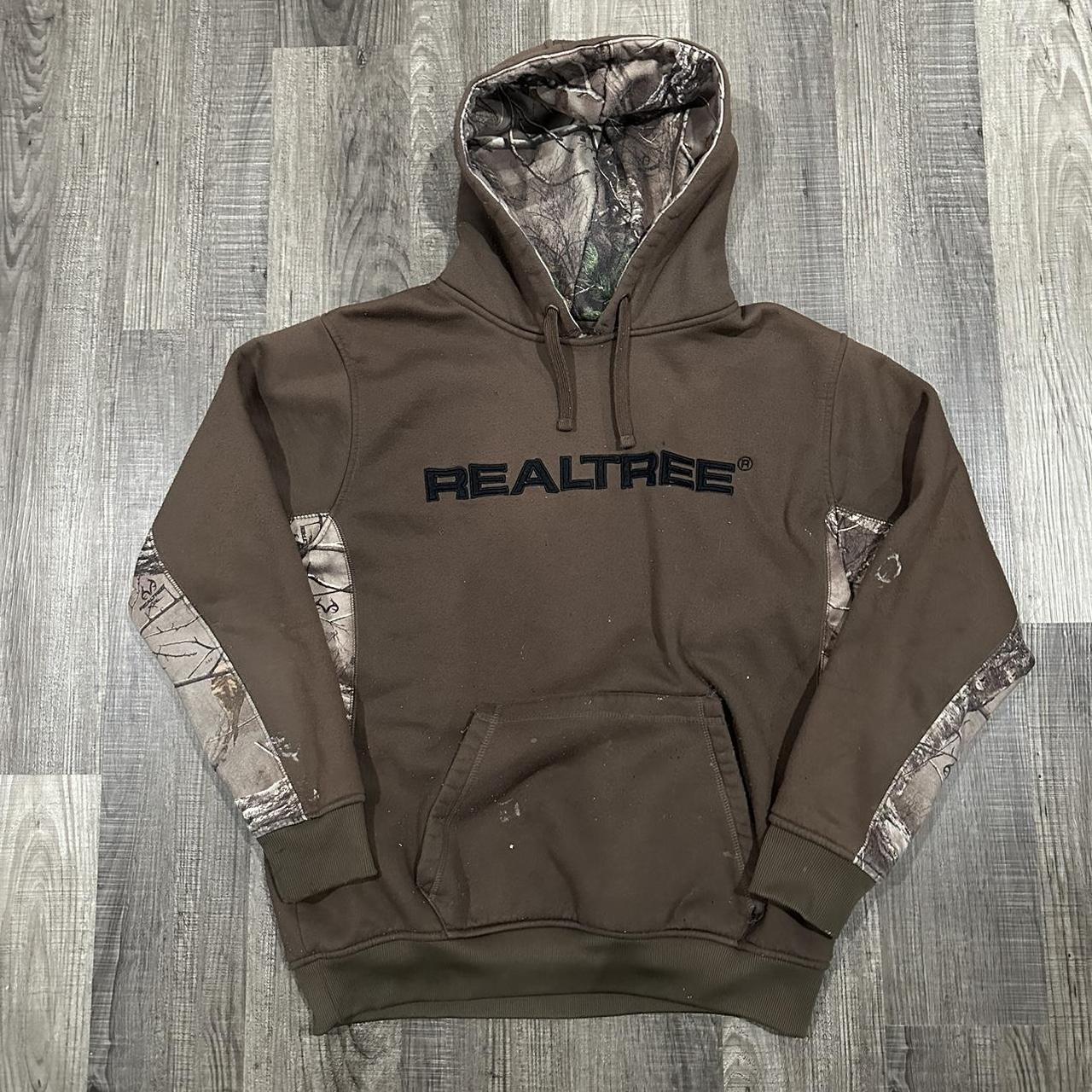 Vintage RealTree Camo Hoodie -Size L -Condition 7/10... - Depop