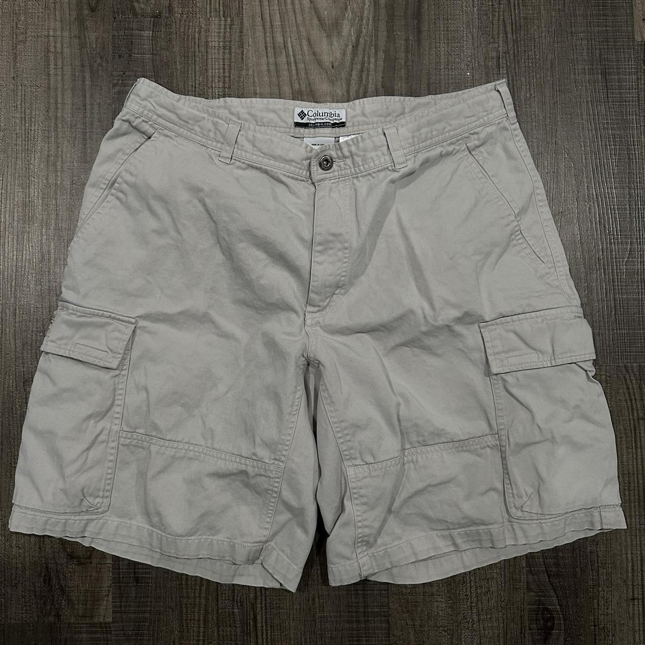 Vintage Colombia Cargo Shorts -Size 36 -Condition 9/10 - Depop