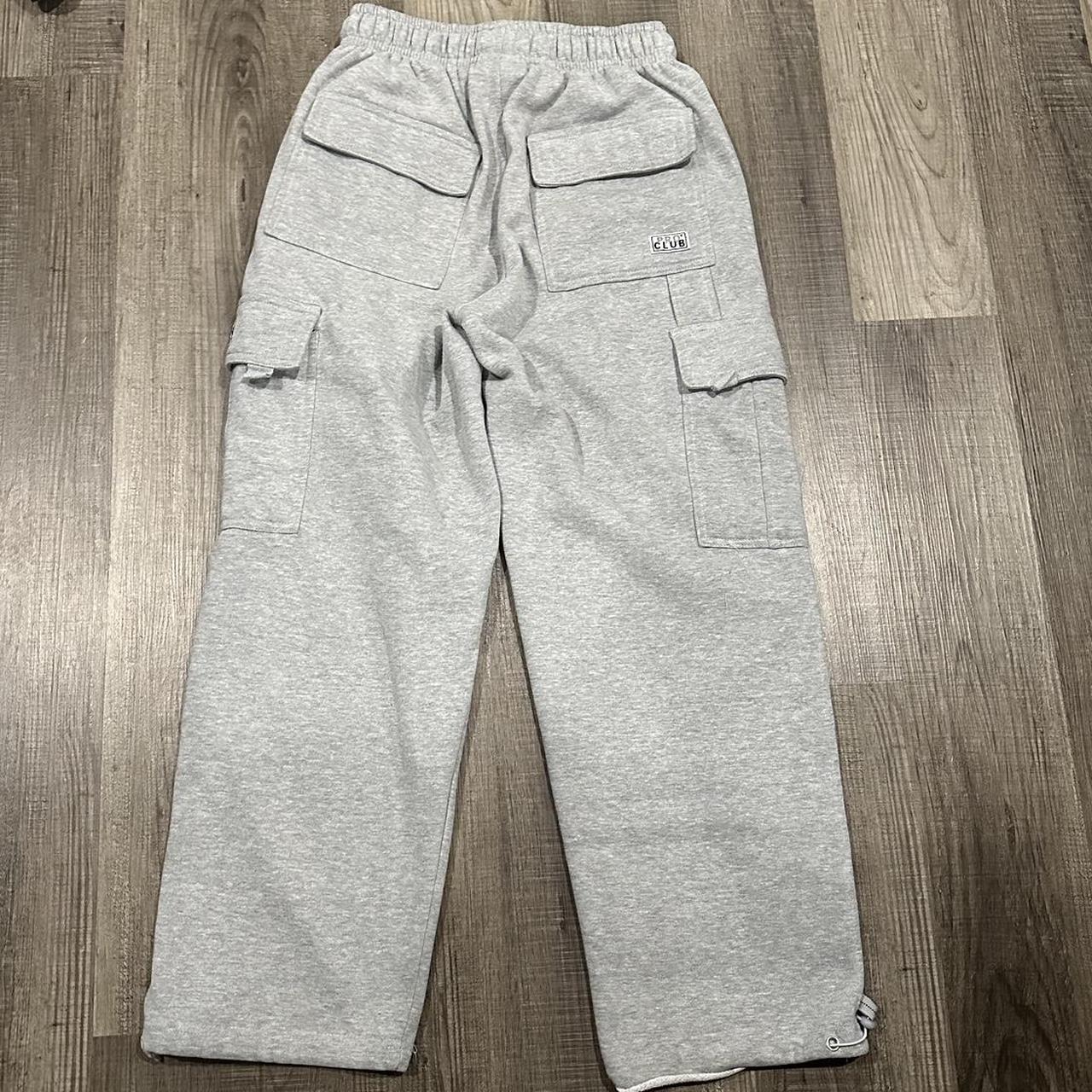 Grey Pro Club Cargo Sweats -Size M -Condition 9/10 - Depop