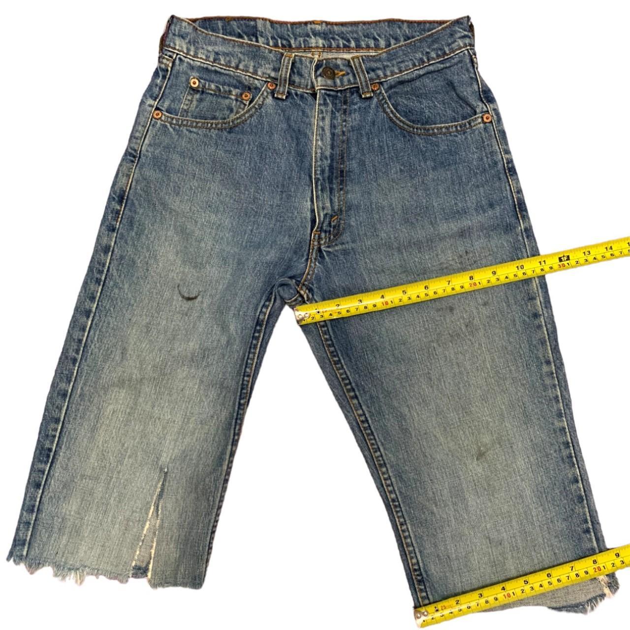 VINTAGE 🔥 Levi's 503 Distressed Denim Jorts Size : | Depop