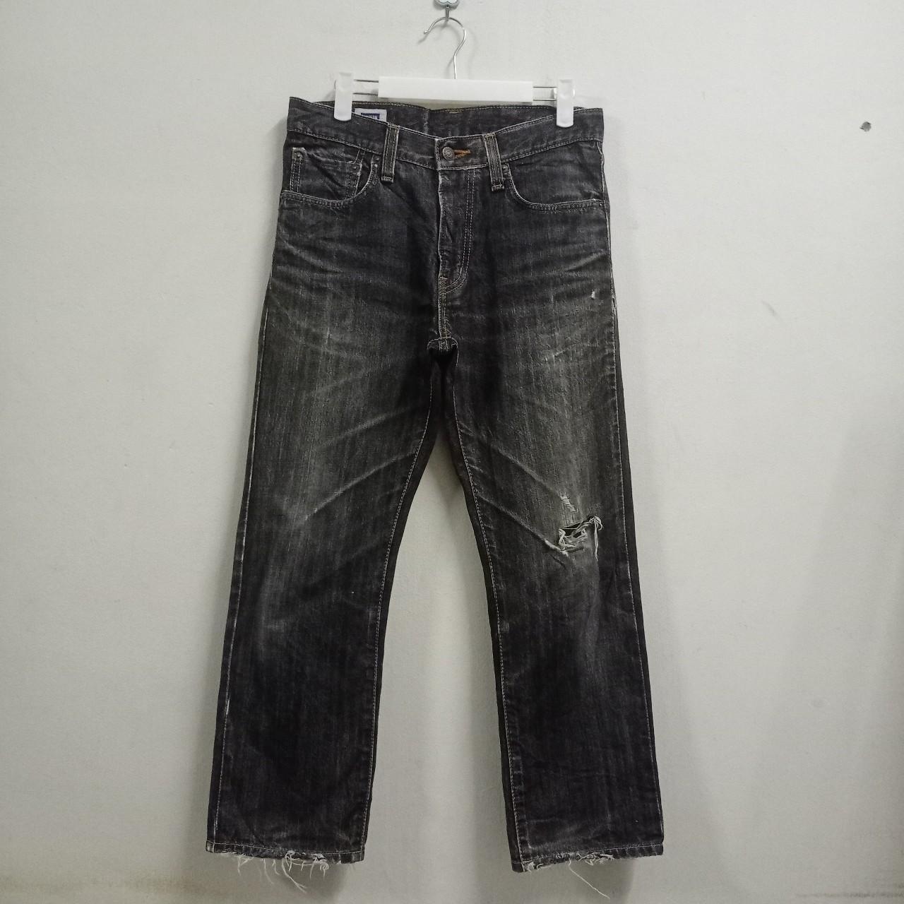 Vintage Edwin 402 Washed Black Frayed Distressed...