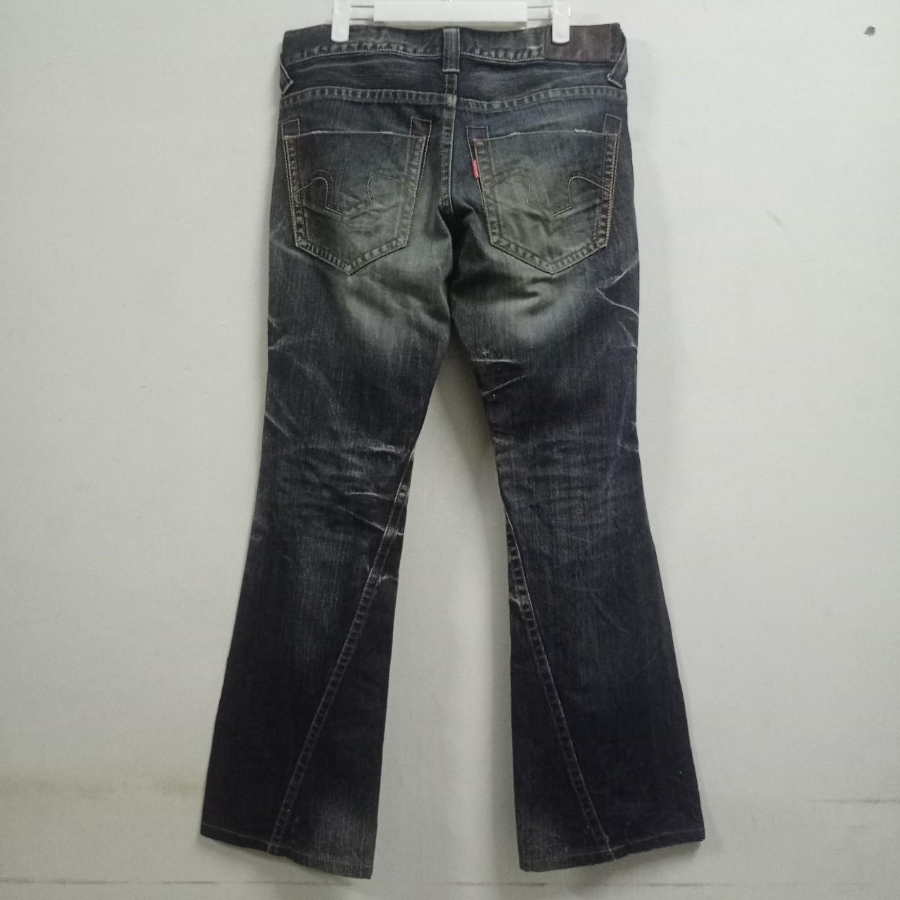 Vintage Japanese Tornado Mart Spiral Cut Flare Mud | Depop